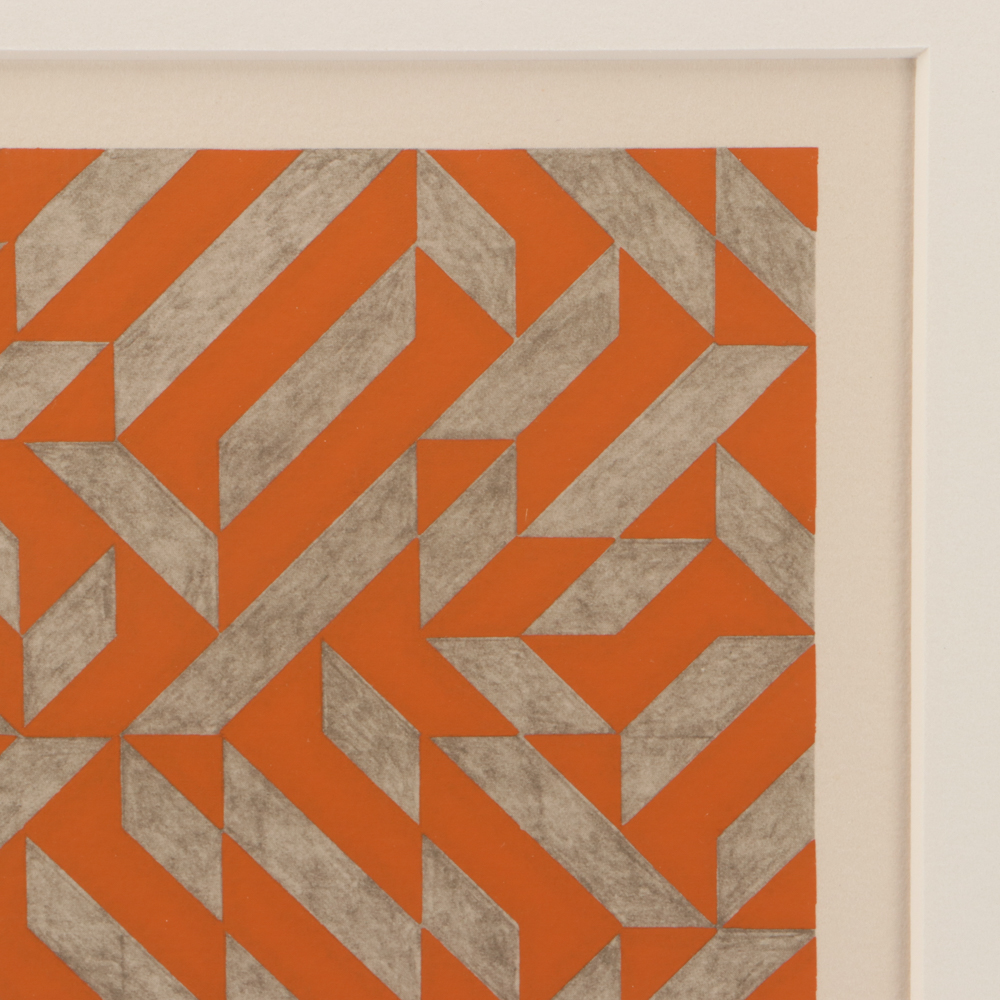Anni Albers Limited Edition Mixed Media Serigraph "PO I"