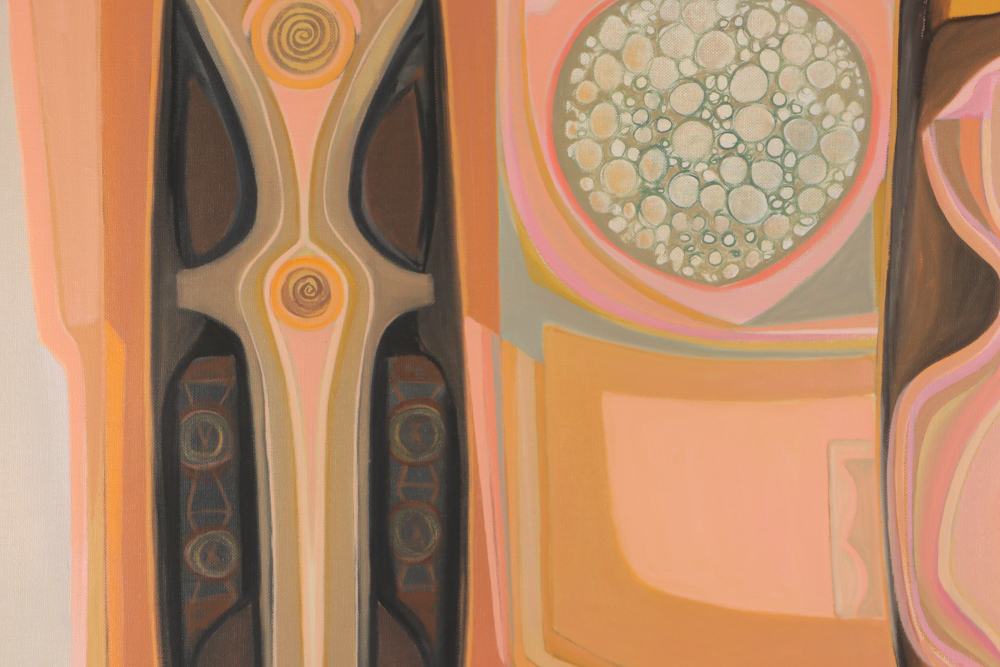 Bettie Cilliers-Barnard 1970 Oil Painting "Primordial Day Dream"