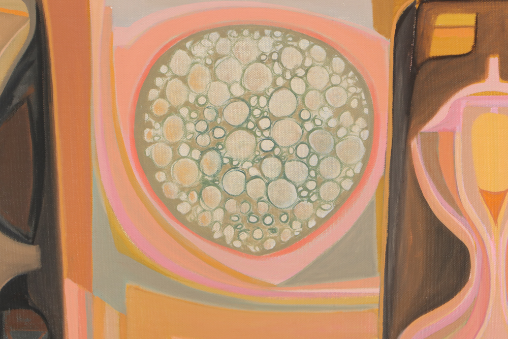 Bettie Cilliers-Barnard 1970 Oil Painting "Primordial Day Dream"