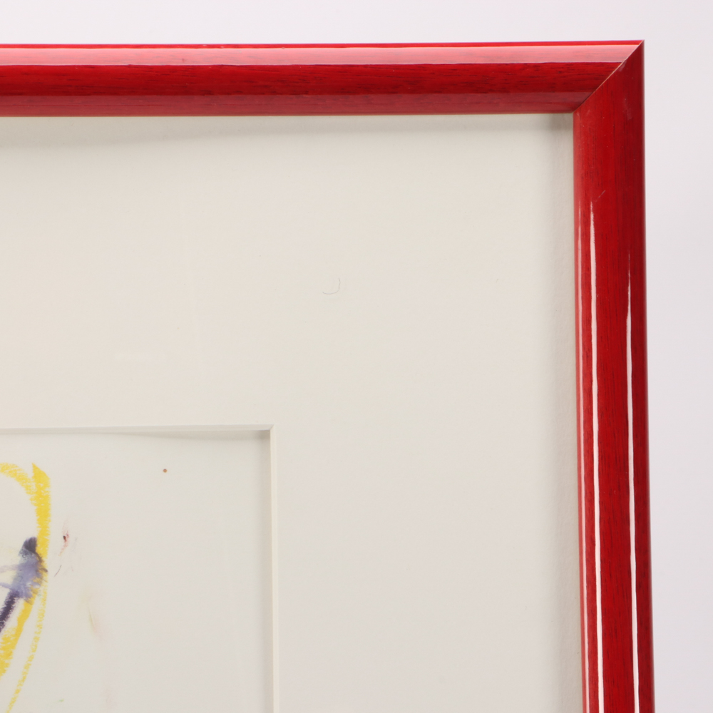 Jack Meanwell 1983 Oil Pastel Figure Drawing