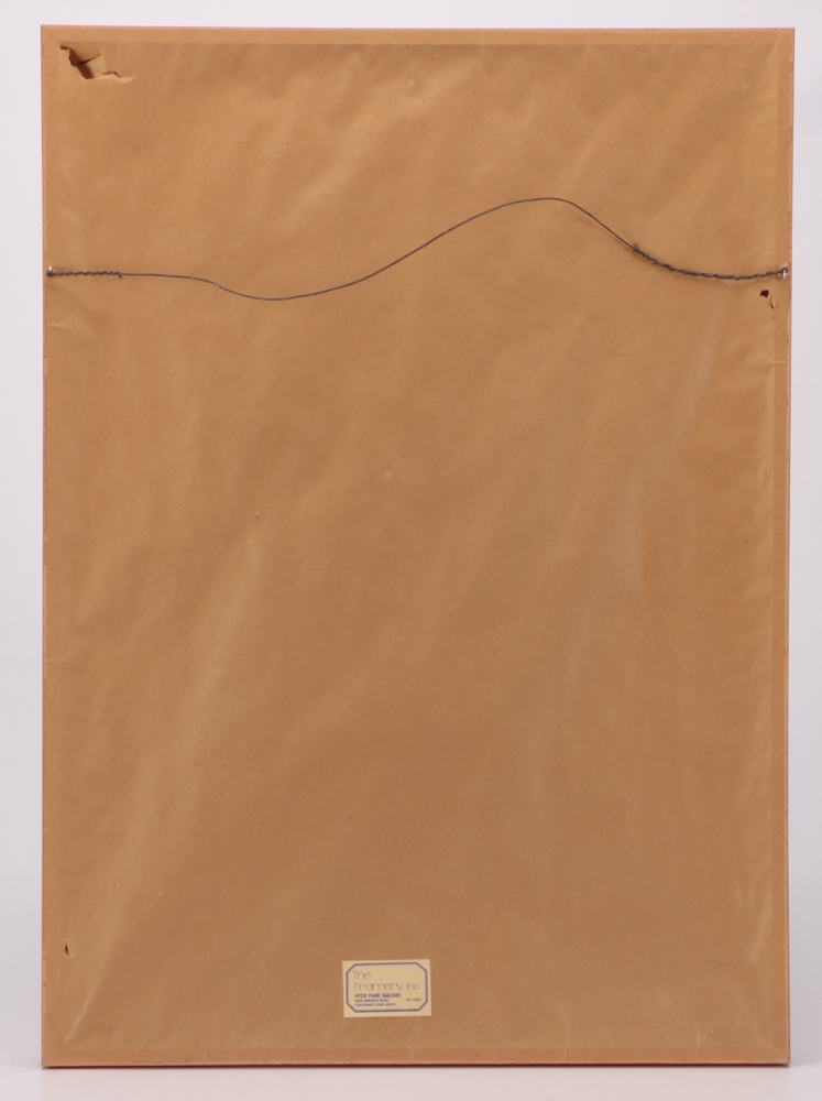 Jack Meanwell 1983 Oil Pastel Figure Drawing