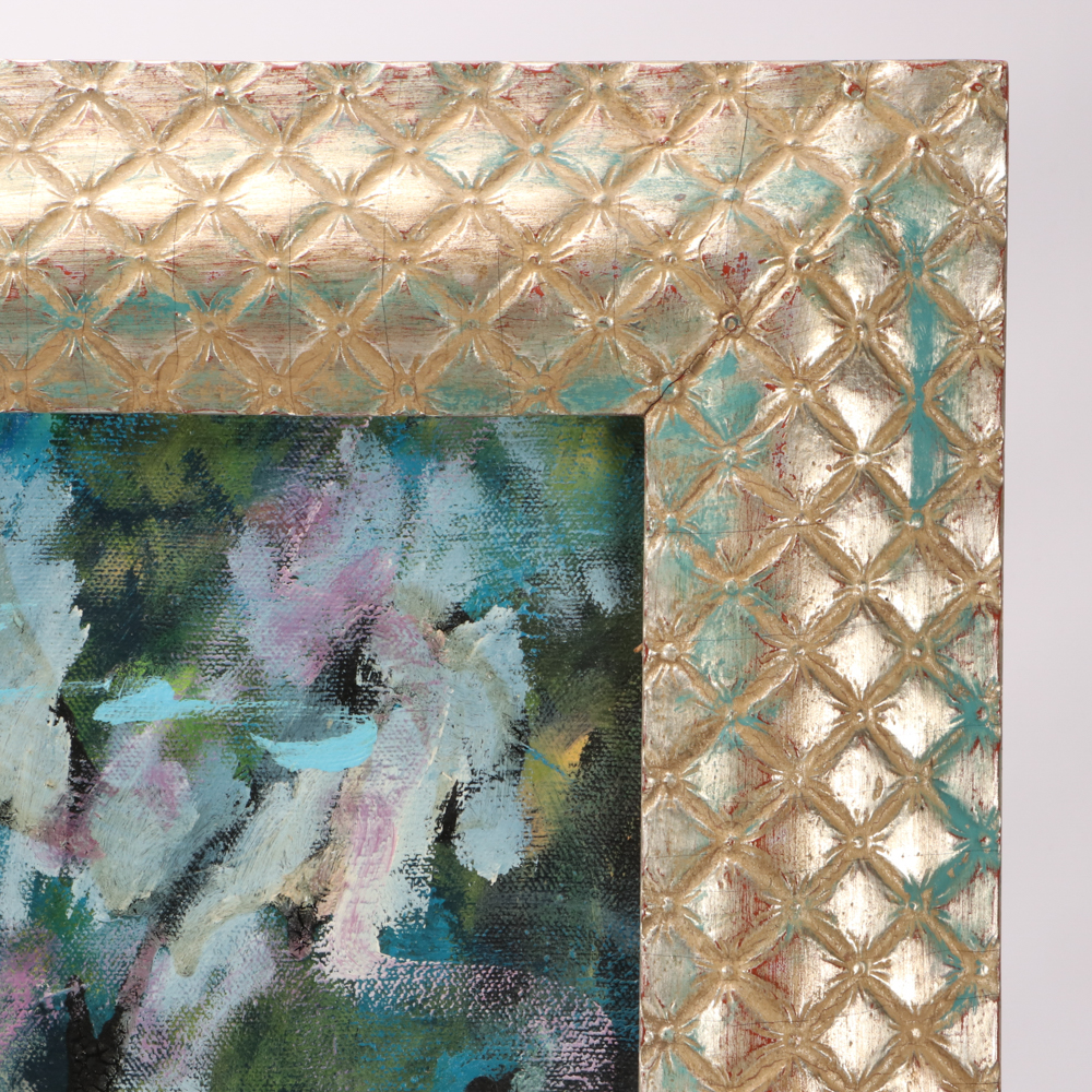 Earl Biss Oil on Canvas "Resting Place of the Black Water Clan"