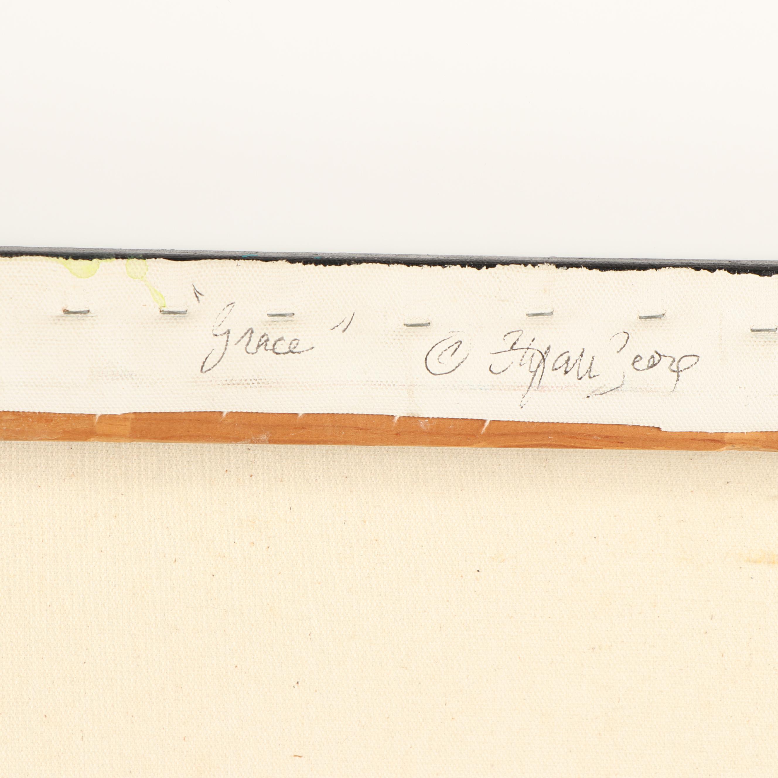 Stefan Georg Acrylic Painting "Grace"