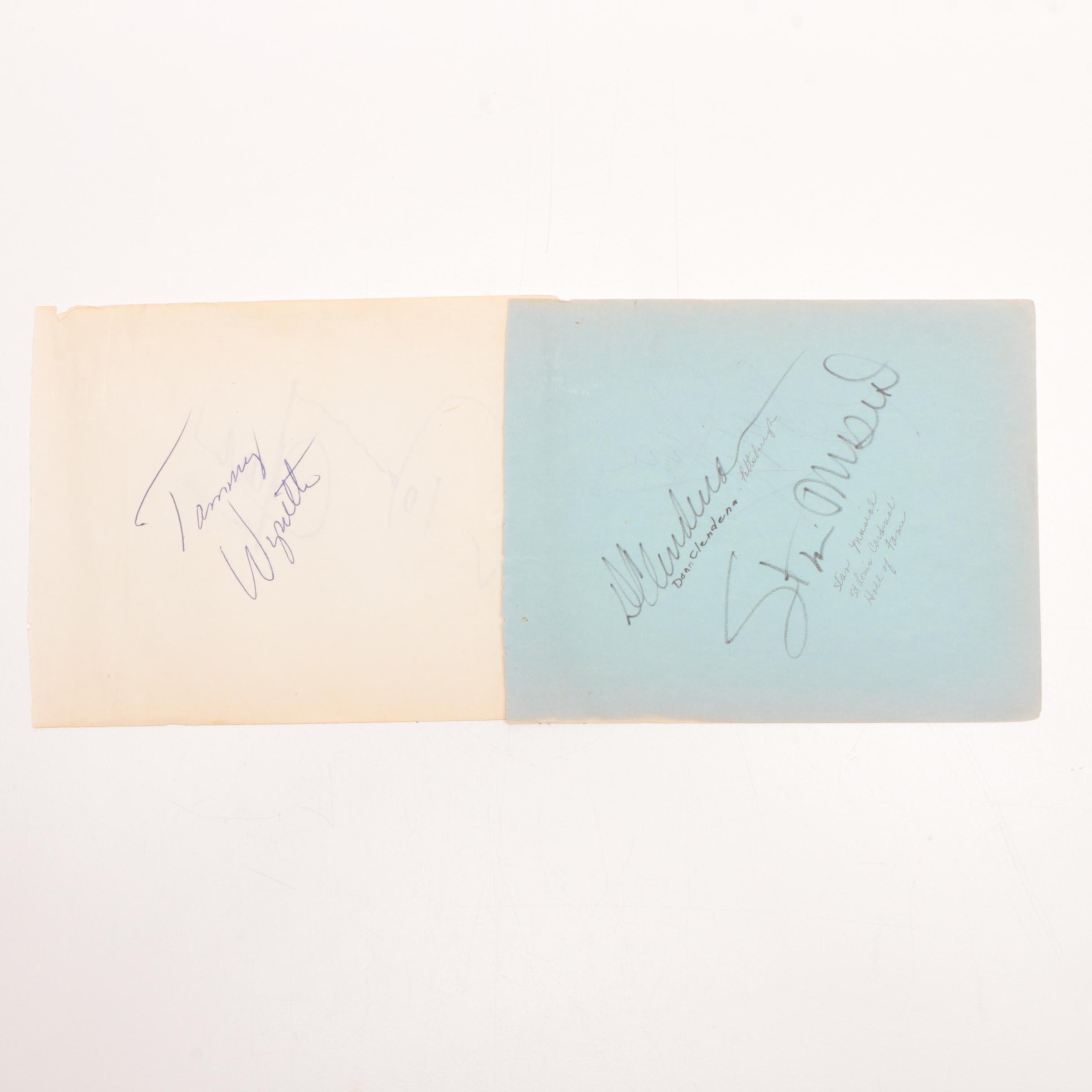 Classic Country Singers Cut Signatures