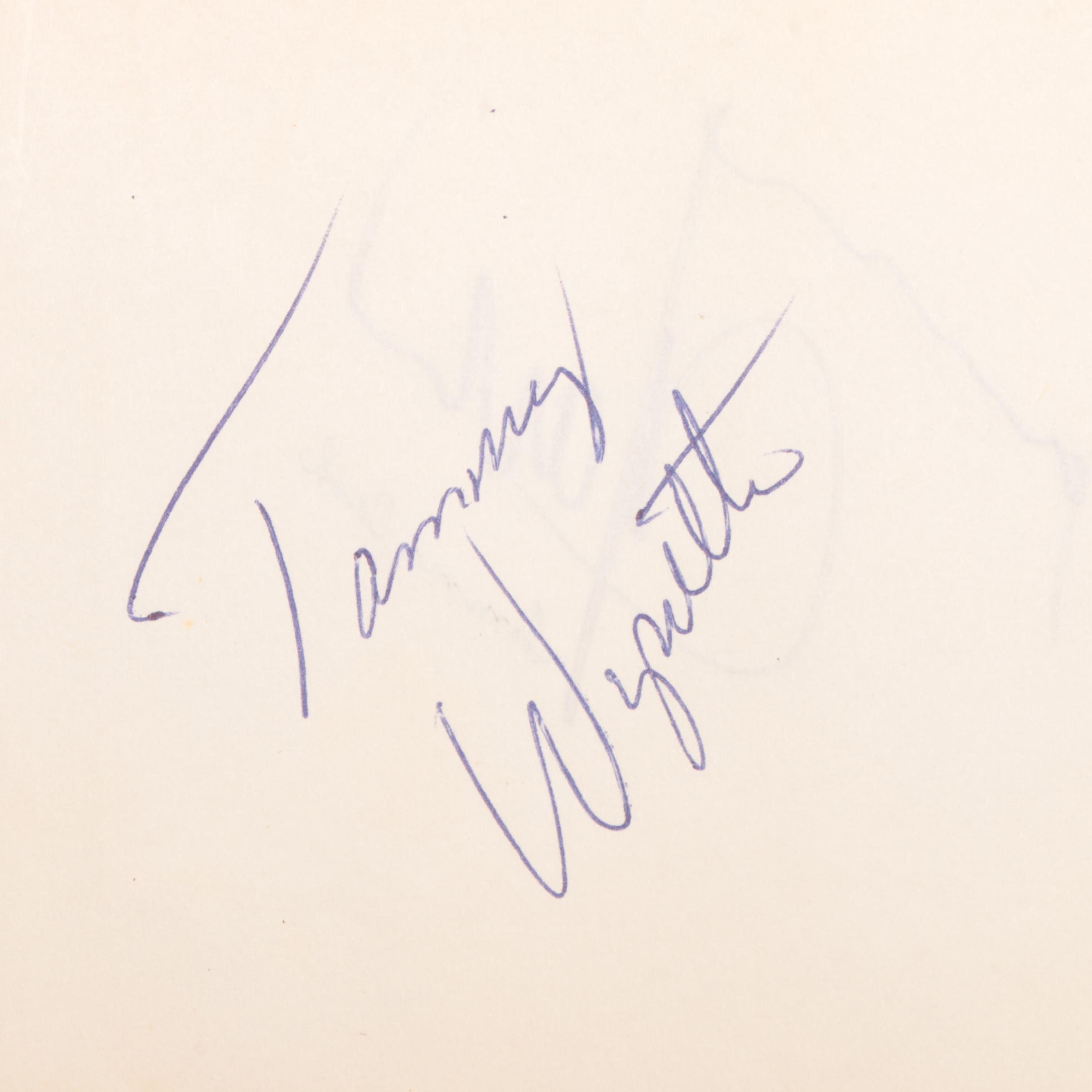 Classic Country Singers Cut Signatures
