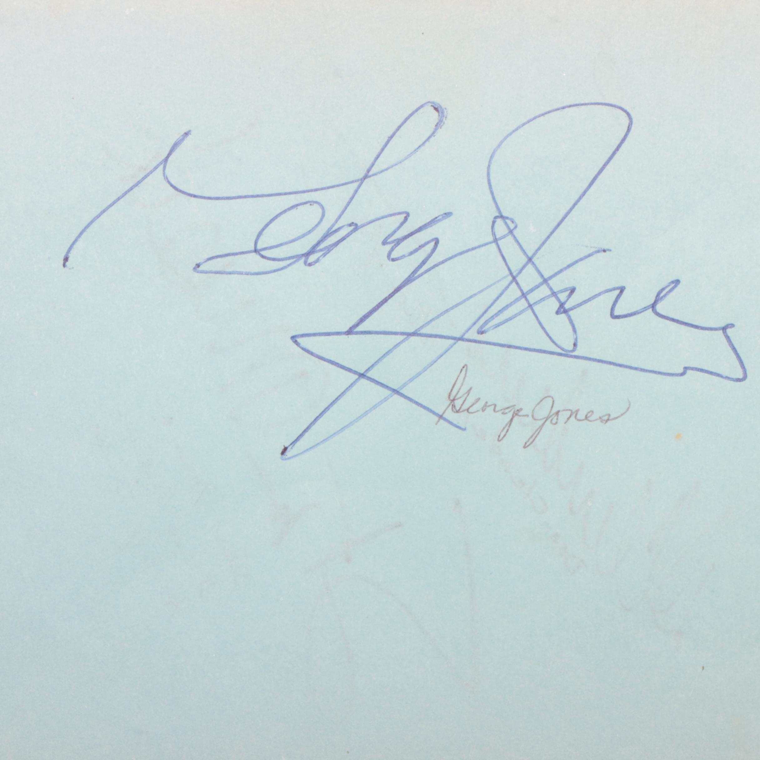 Classic Country Singers Cut Signatures