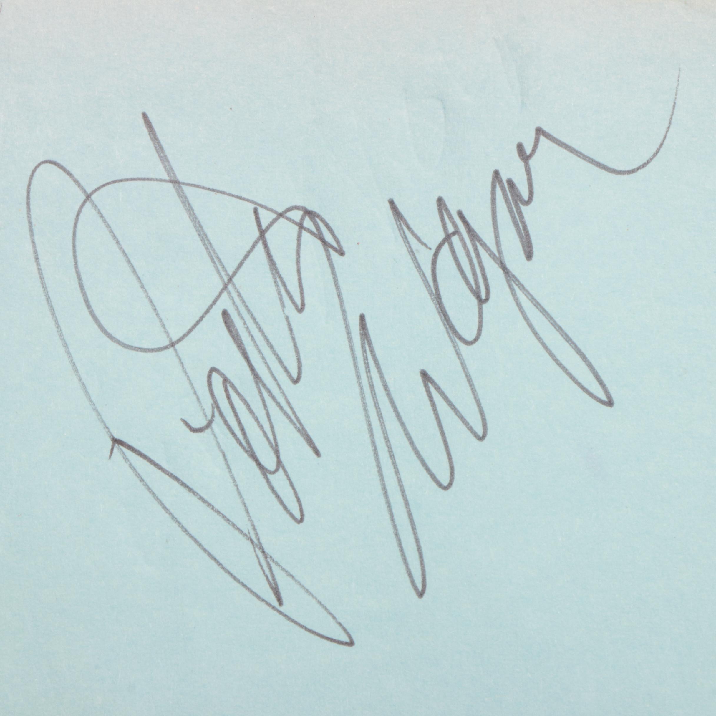 Classic Country Singers Cut Signatures