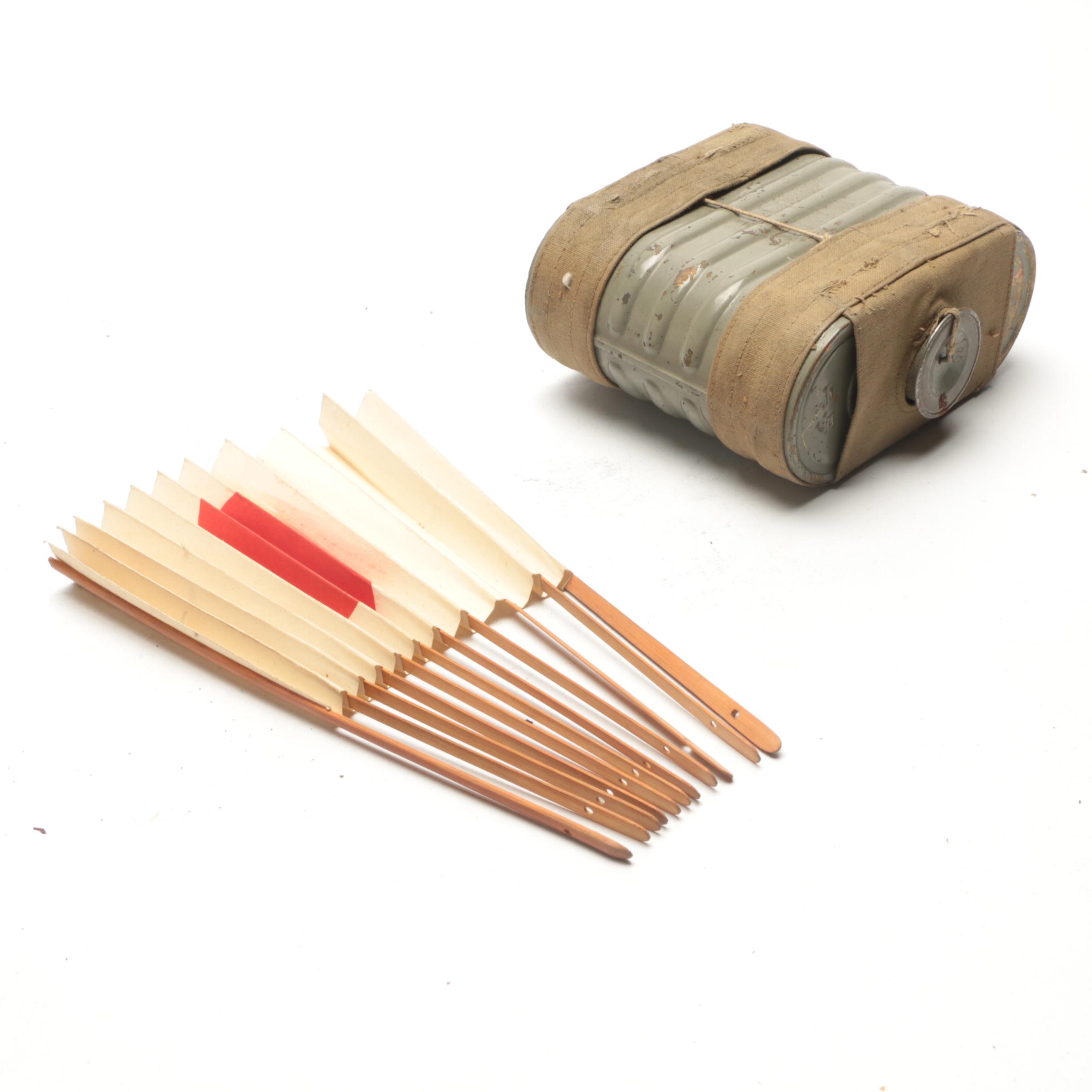 Japanese WWII Era Gas Mask with Case