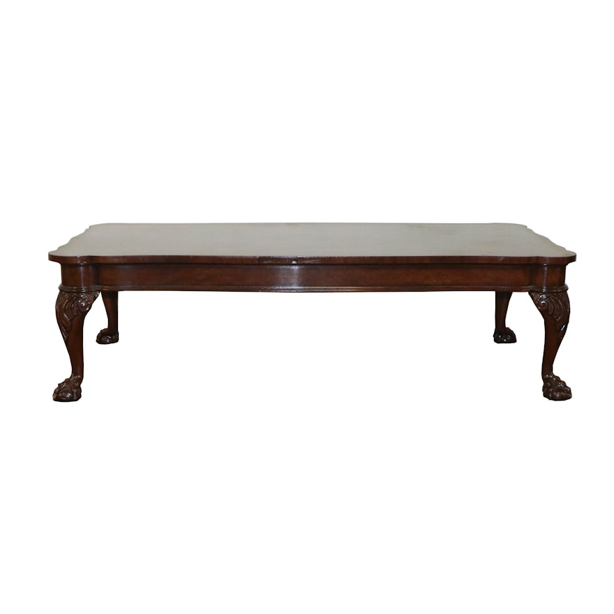 Chippendale Style Mahogany Coffee Table by Baker Furniture