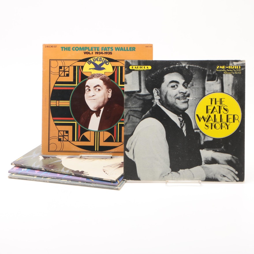 Fats Waller Vinyl Records including "The Complete Fats Waller Vol. 1 1934-1935"