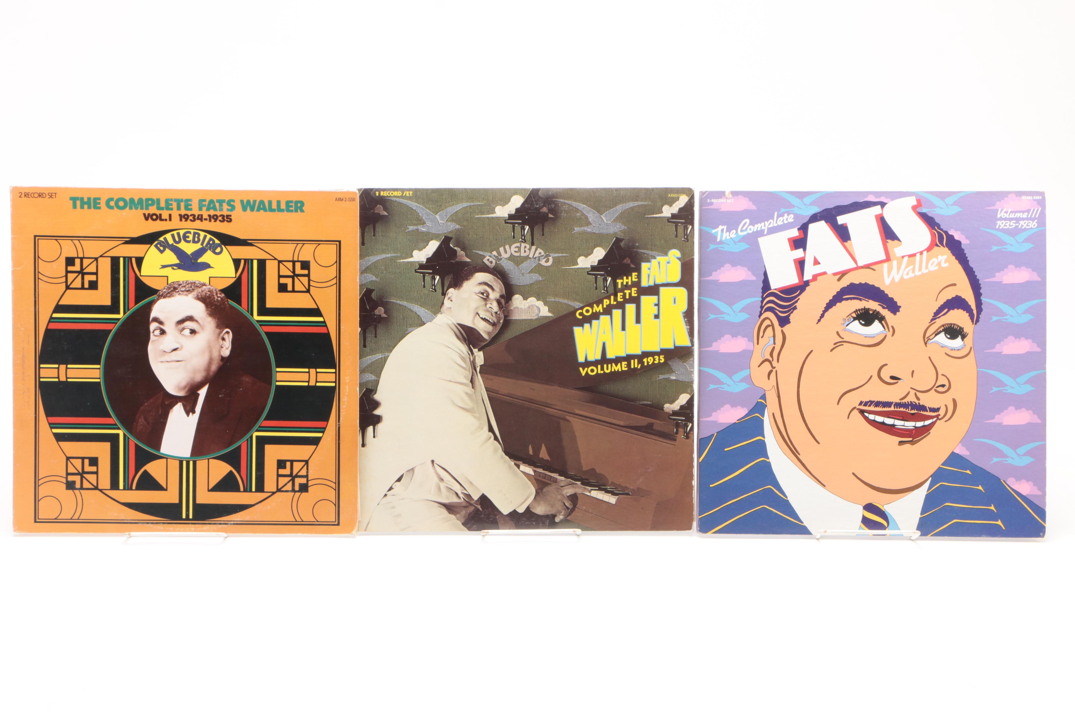 Fats Waller Vinyl Records including "The Complete Fats Waller Vol. 1 1934-1935"