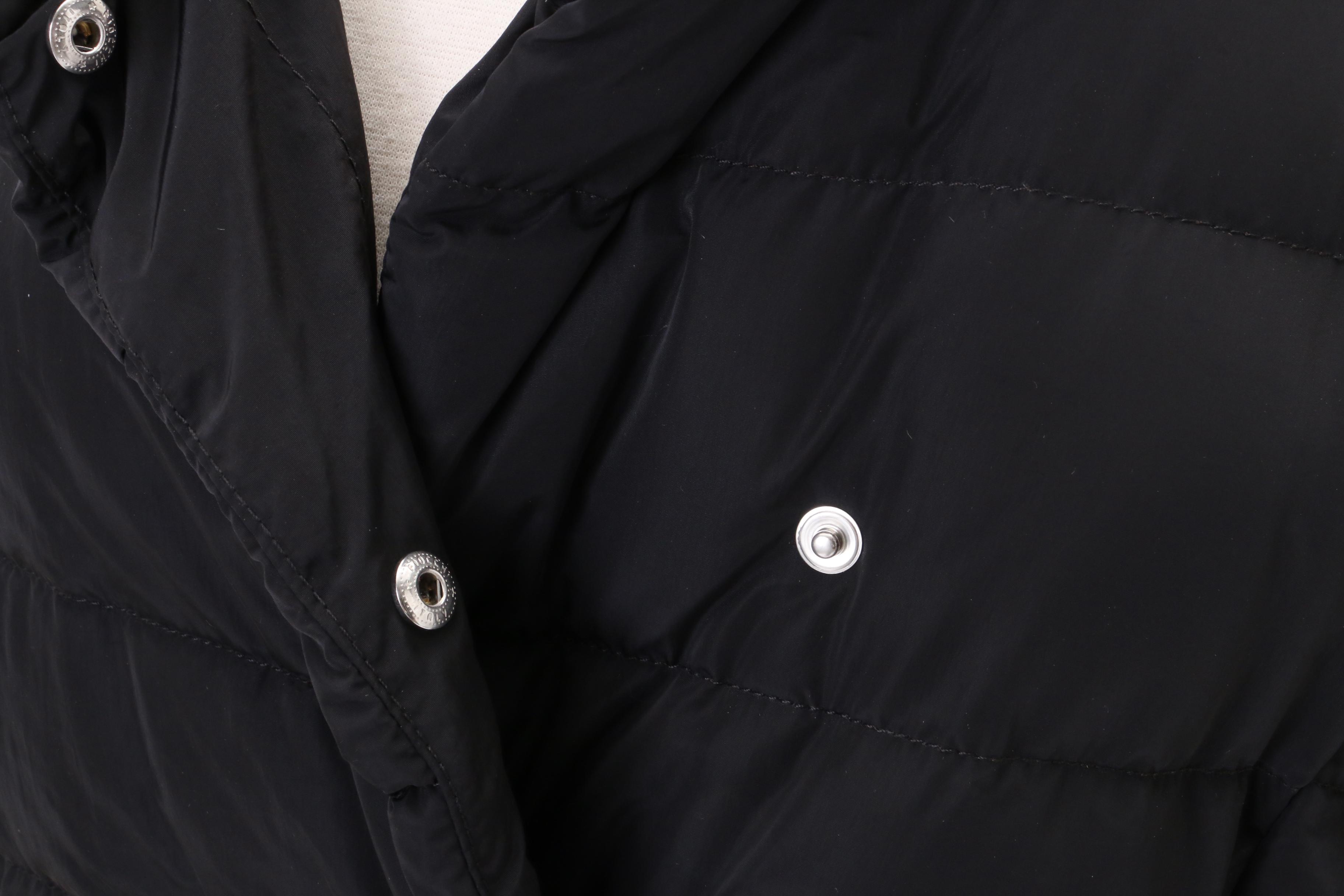 Moncler Full-Length Black Puffer Coat