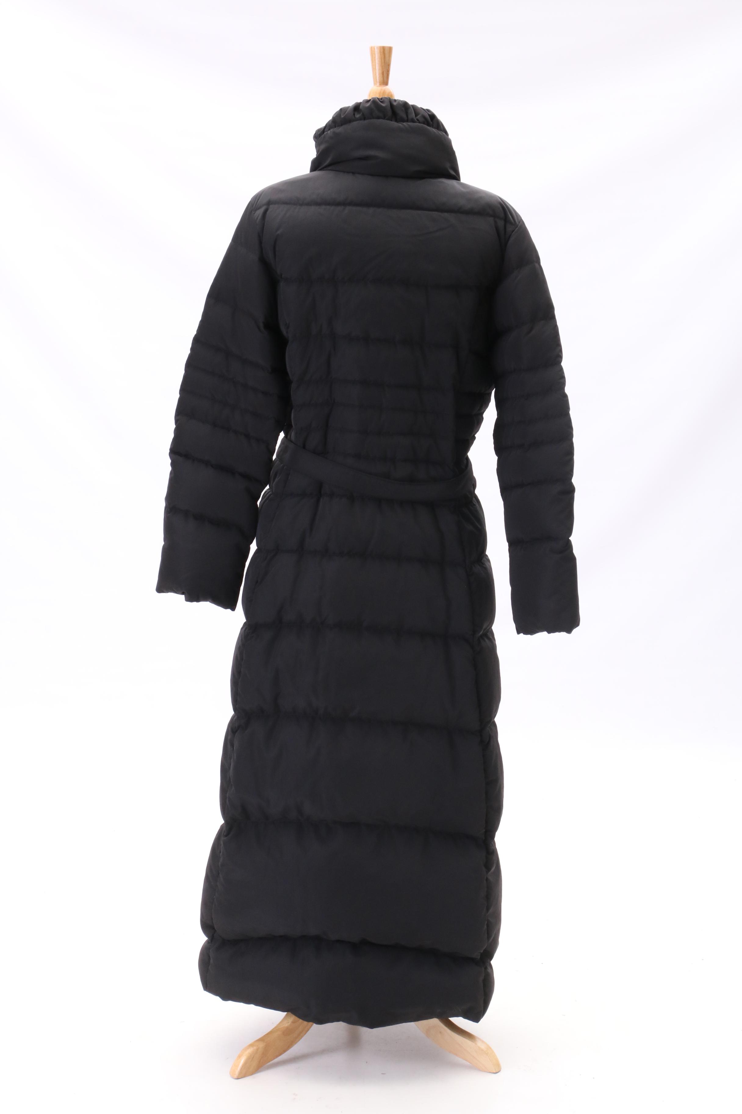 Moncler Full-Length Black Puffer Coat