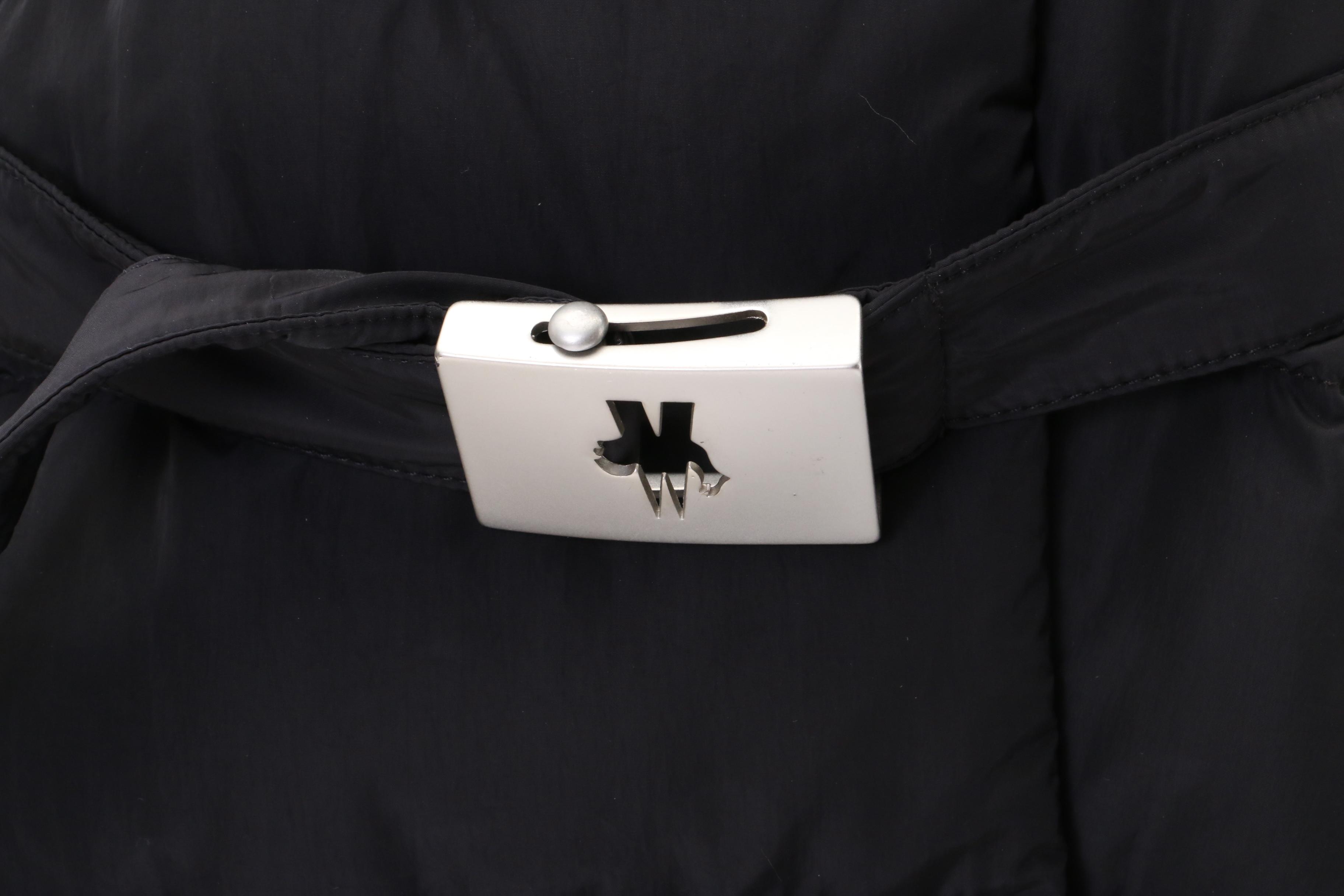 Moncler Full-Length Black Puffer Coat