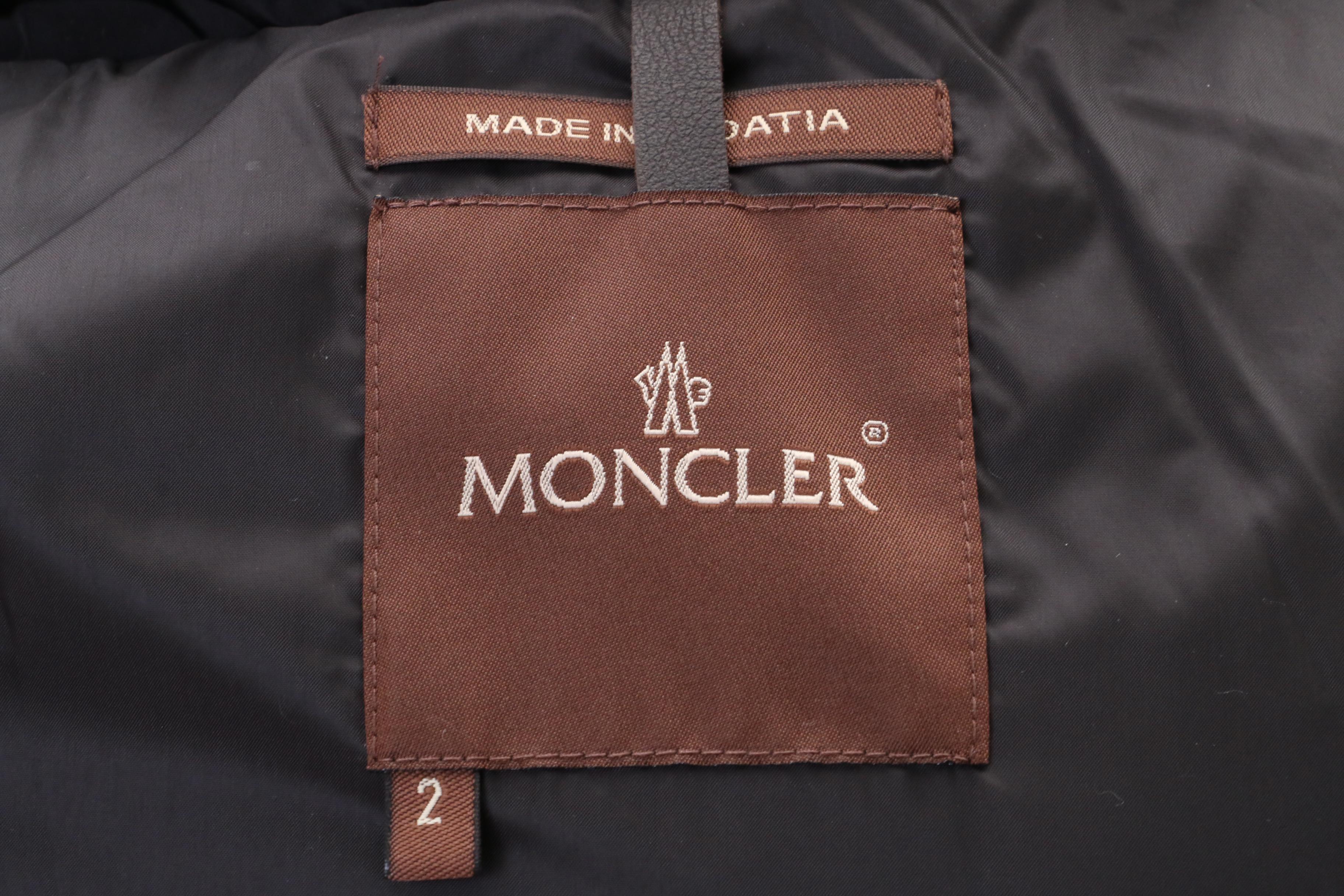 Moncler Full-Length Black Puffer Coat