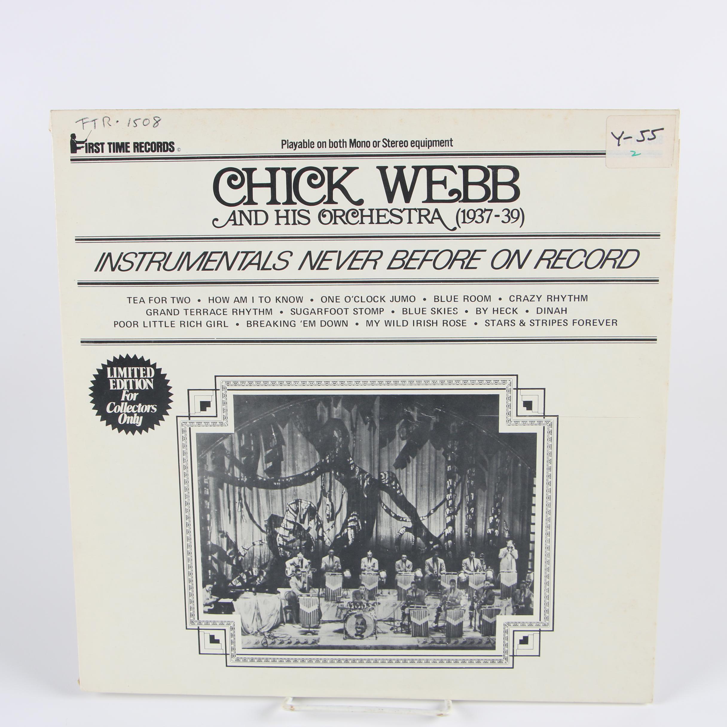 Chick Webb Vinyl Records including "Midnite in Harlem"