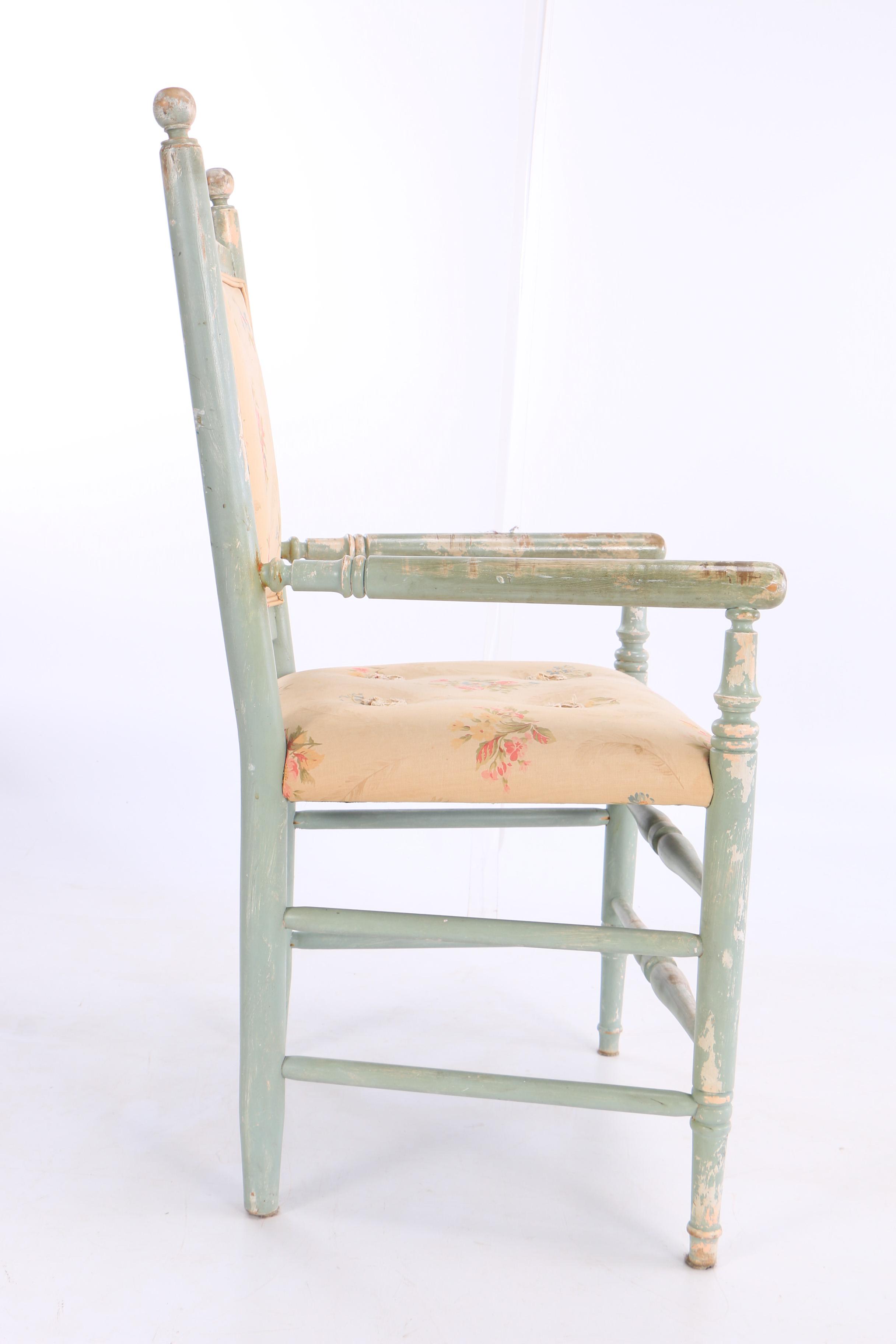 Richard Mulligan Upholstered Wooden Dining Chairs, Late 20th Century