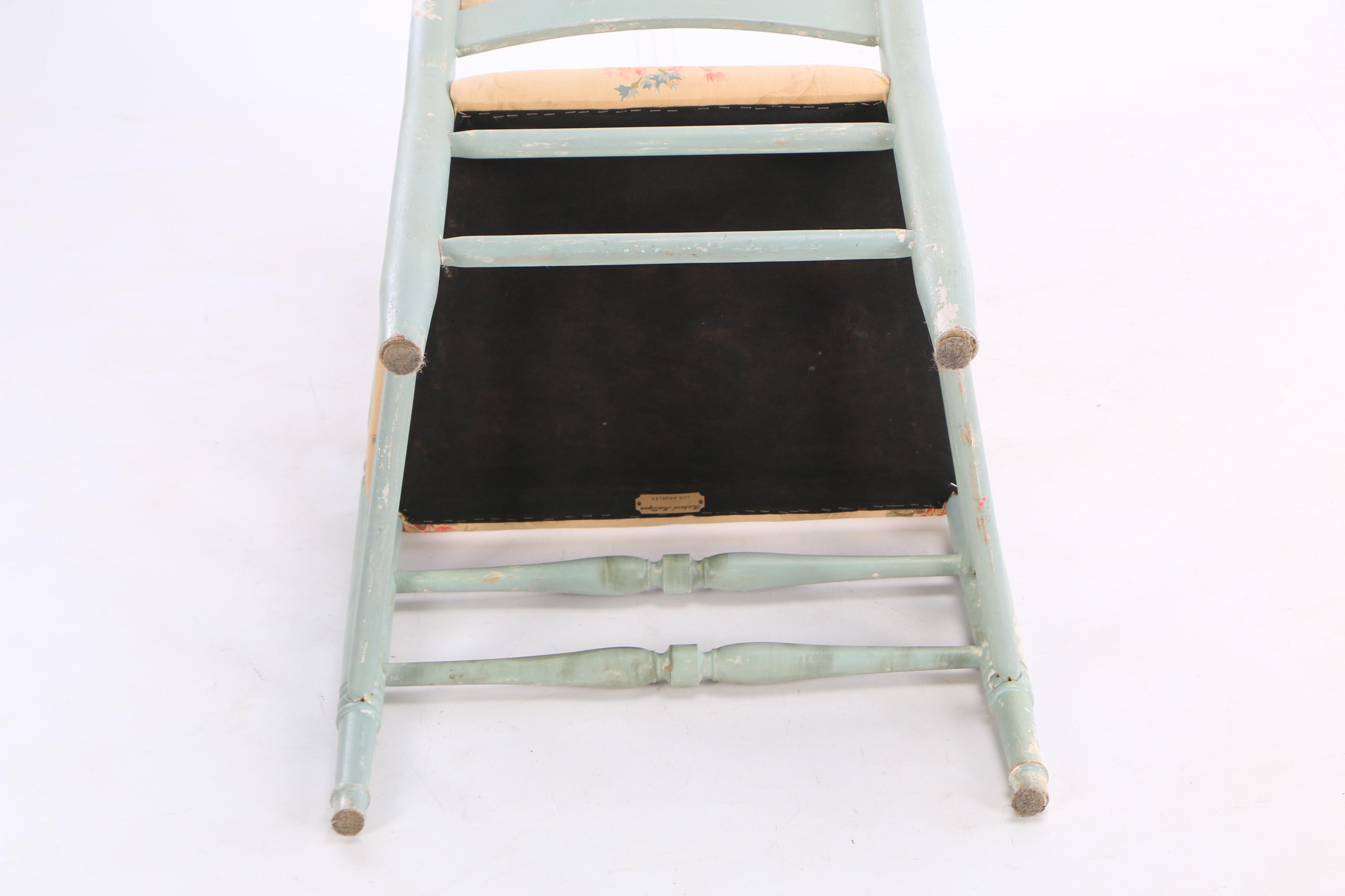 Richard Mulligan Upholstered Wooden Dining Chairs, Late 20th Century