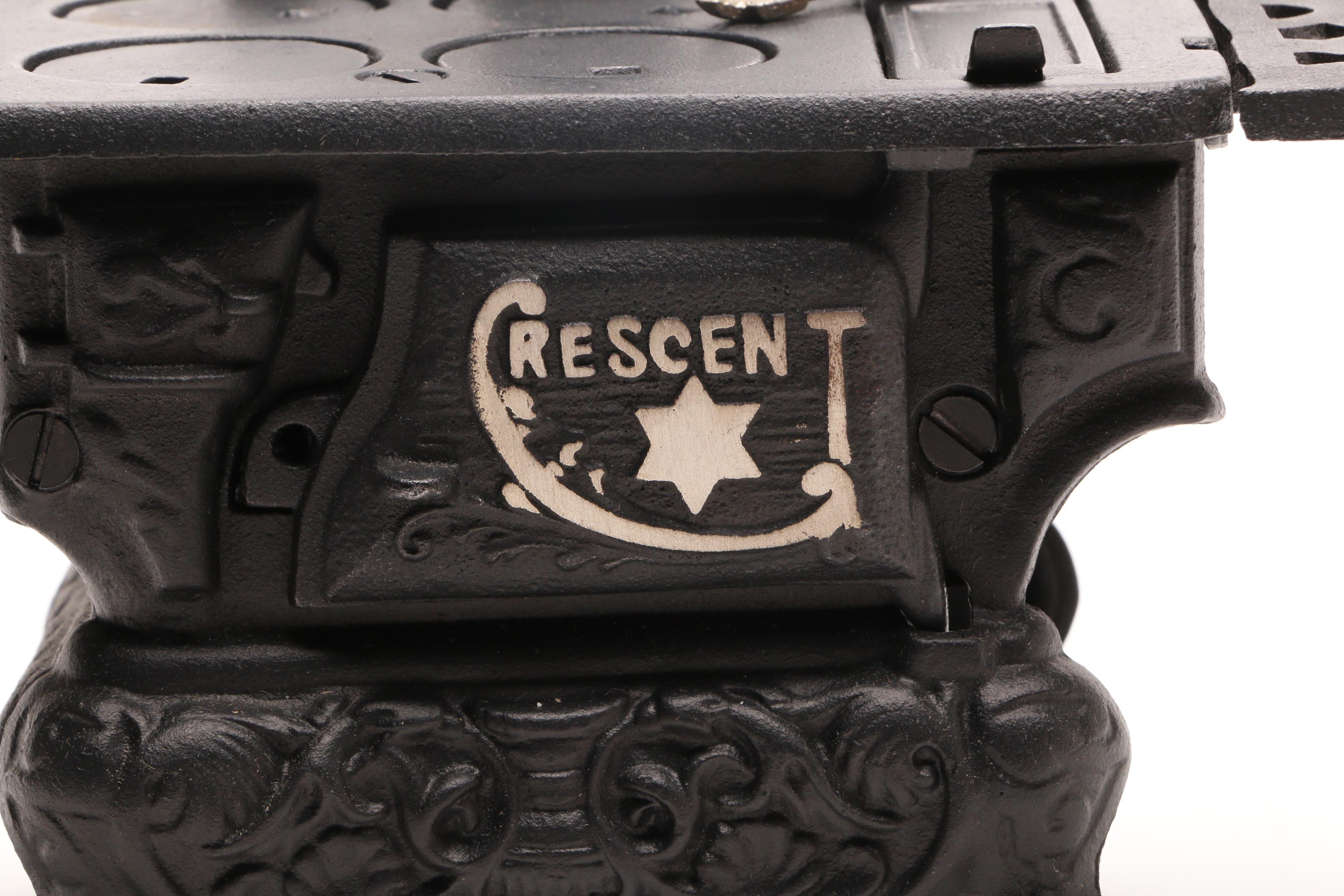 Fisher Price "Tailspin Tabby" Toy with a Greycraft Cast Iron Reproduction Stove