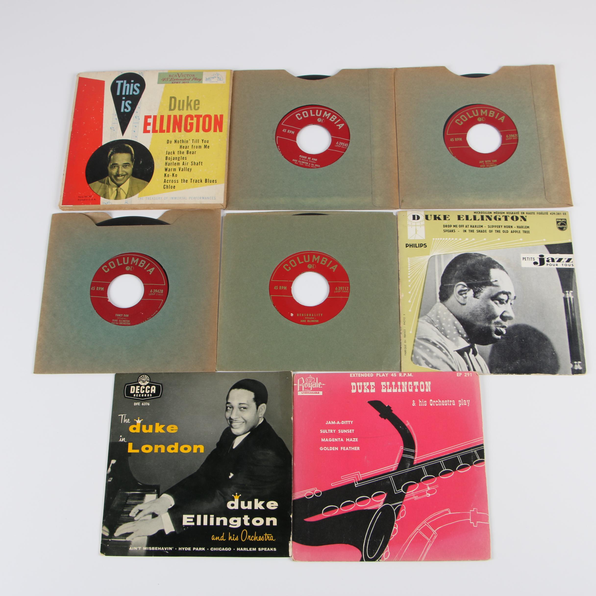 Duke Ellington Vinyl Records including "The Duke in London"