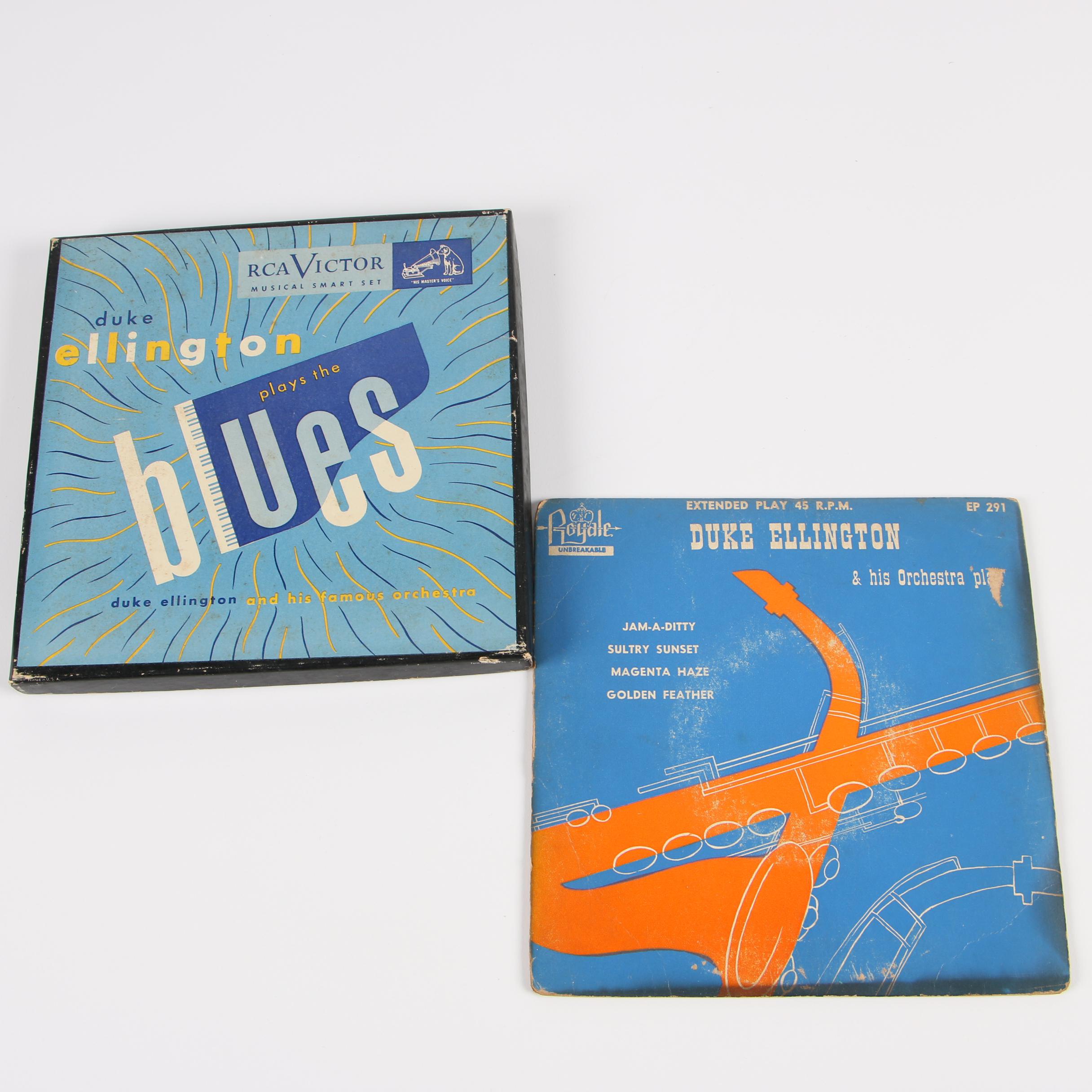 Duke Ellington Vinyl Records including "The Duke in London"