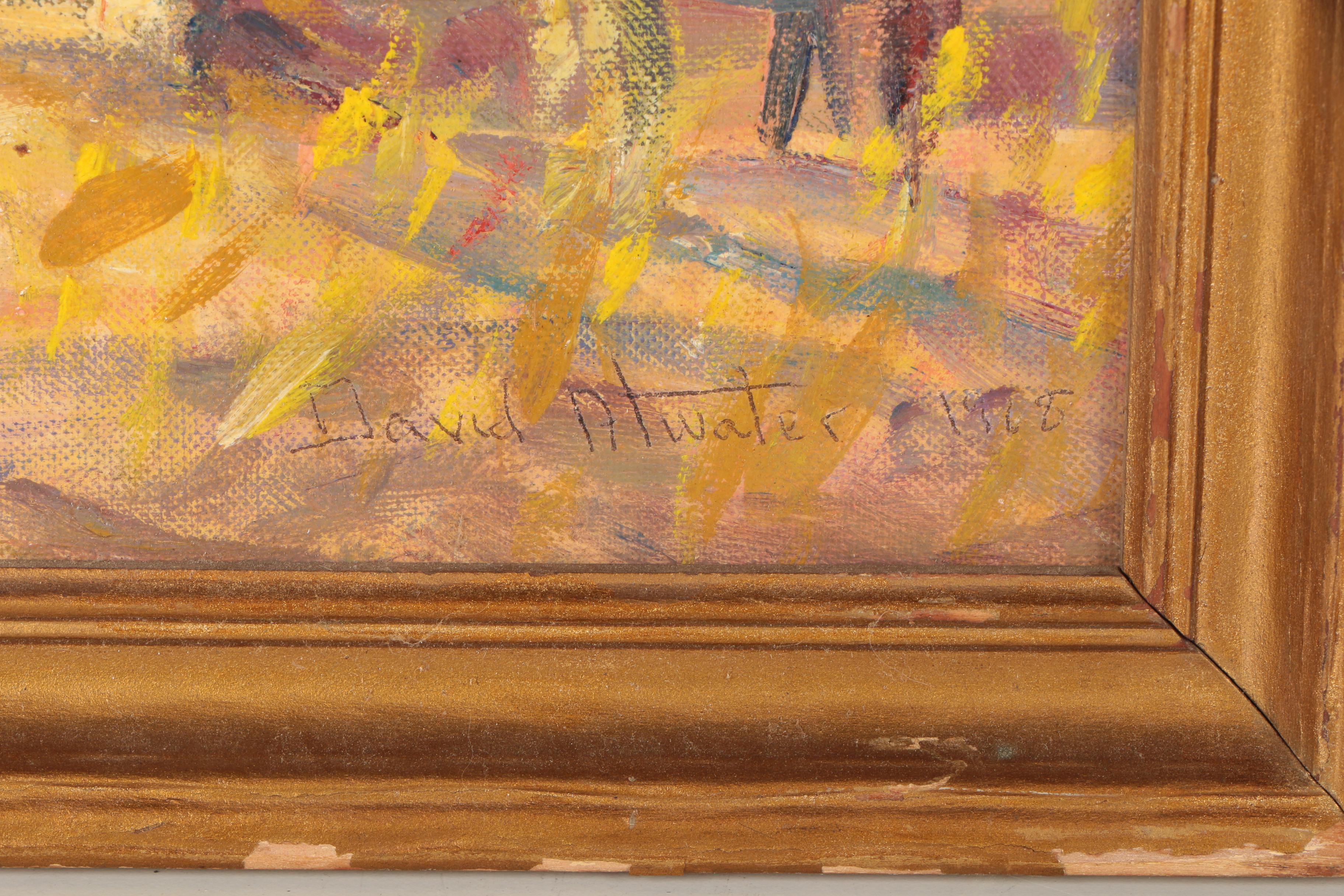 David Atwater 1968 Landscape Oil Painting