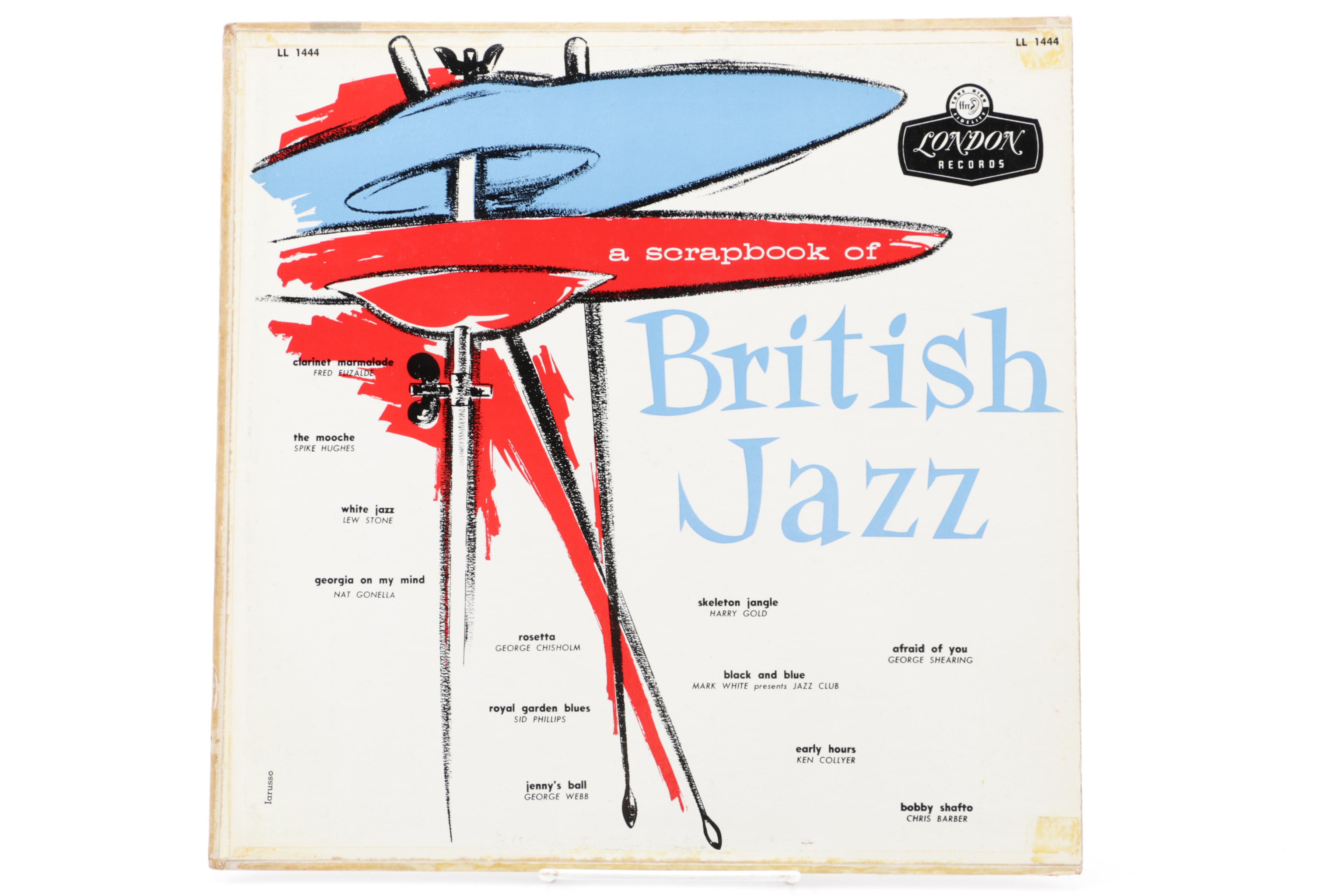 British Jazz Vinyl Records including "A Scrapbook of British Jazz"