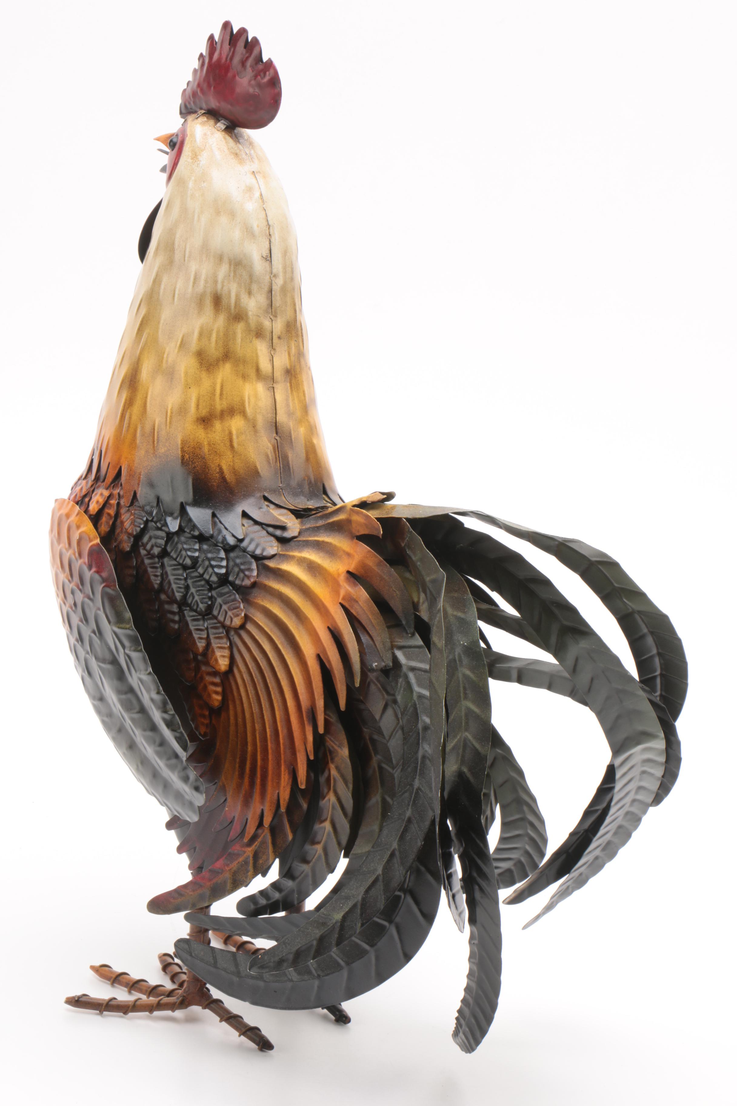 Decorative Rooster Figurines