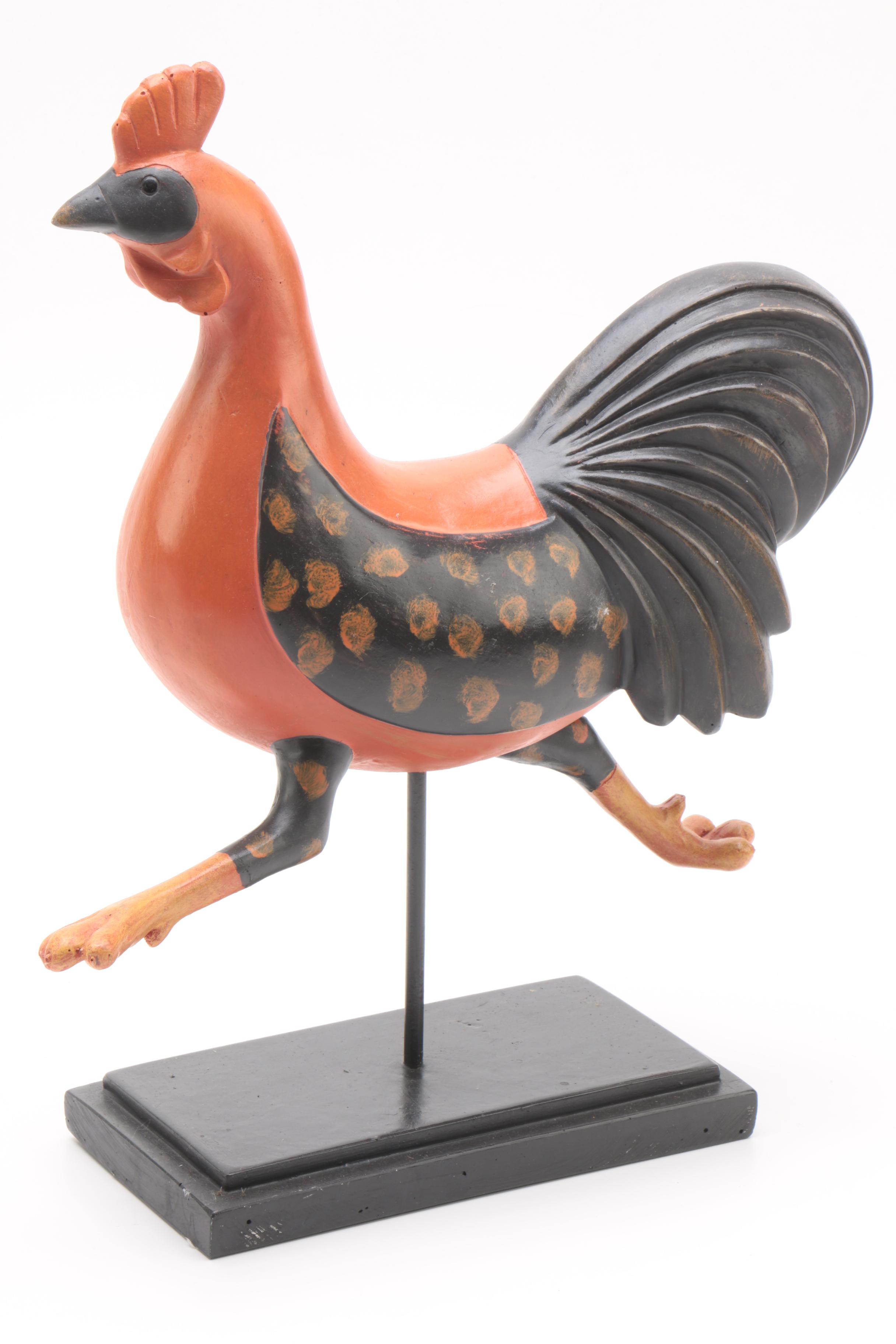 Decorative Rooster Figurines