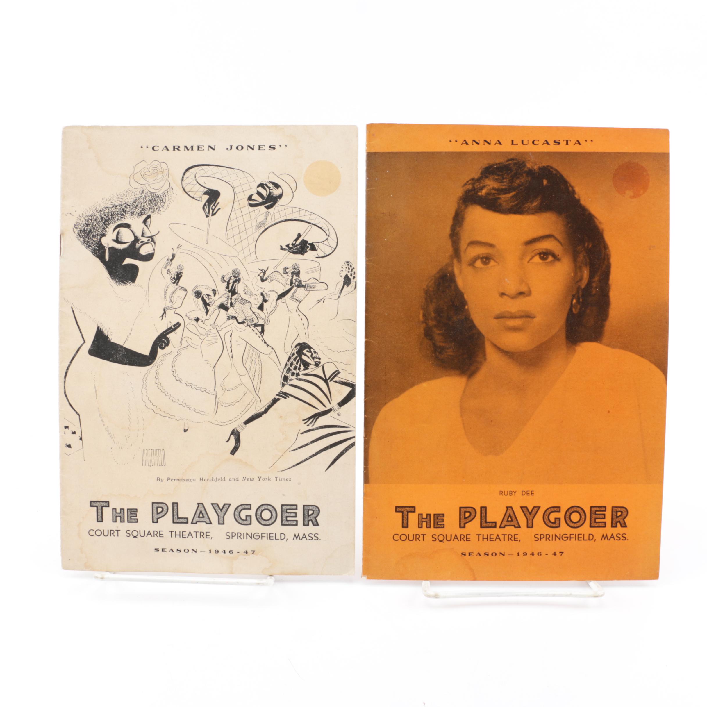 1946 "Carmen Jones" and "Anna Lucasta" Playgoer Programs