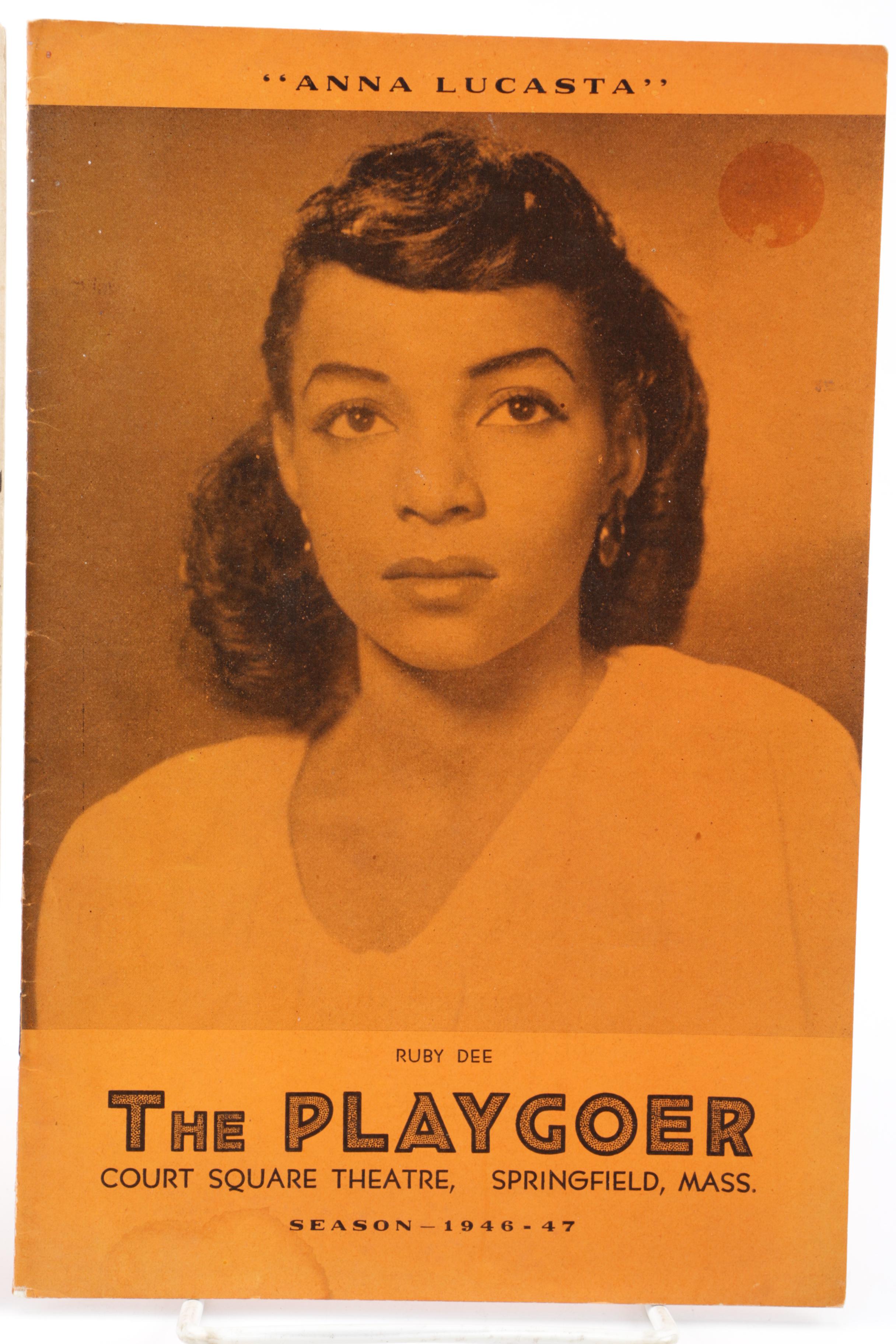 1946 "Carmen Jones" and "Anna Lucasta" Playgoer Programs