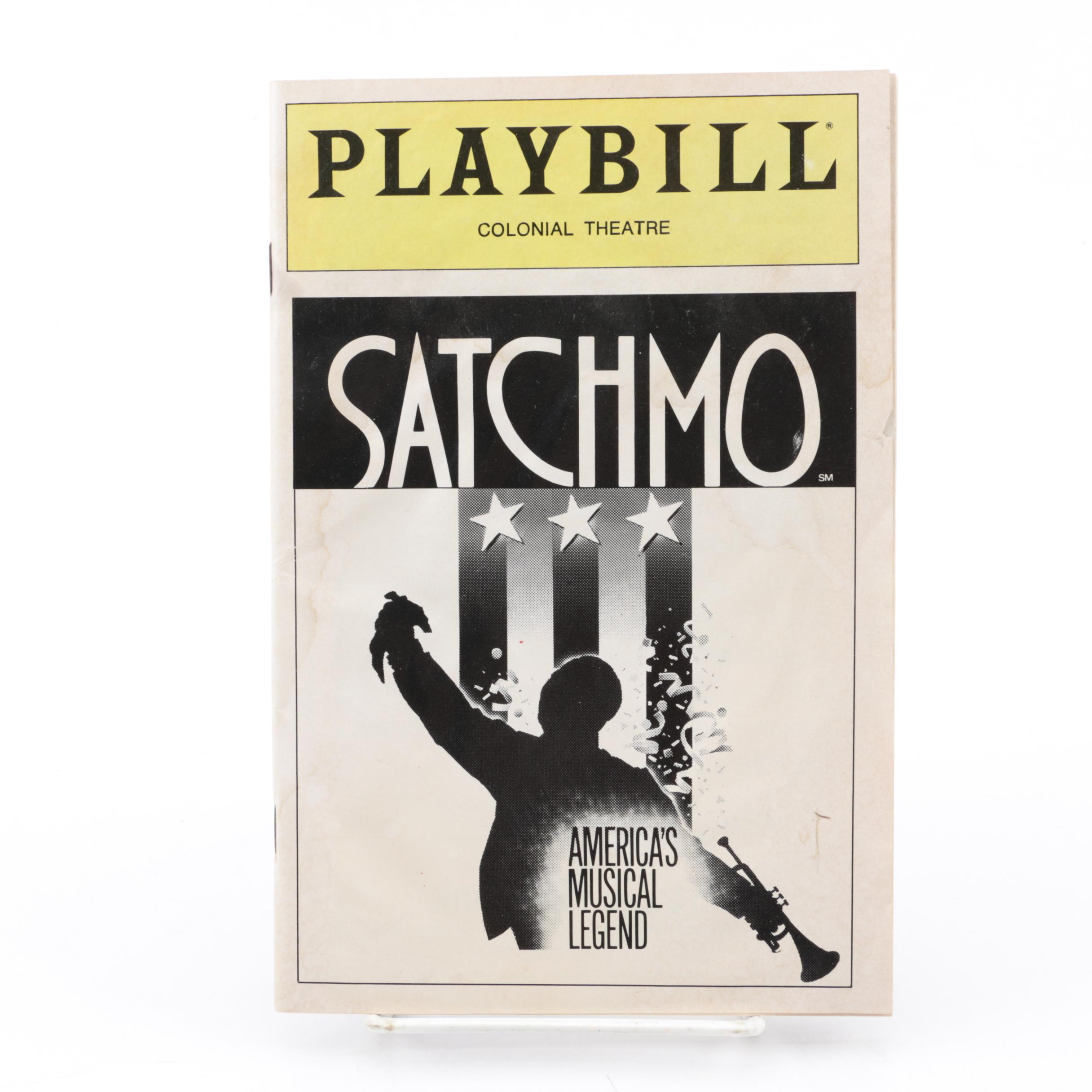 1987 "Satchmo: America's Musical Legend" Playbill