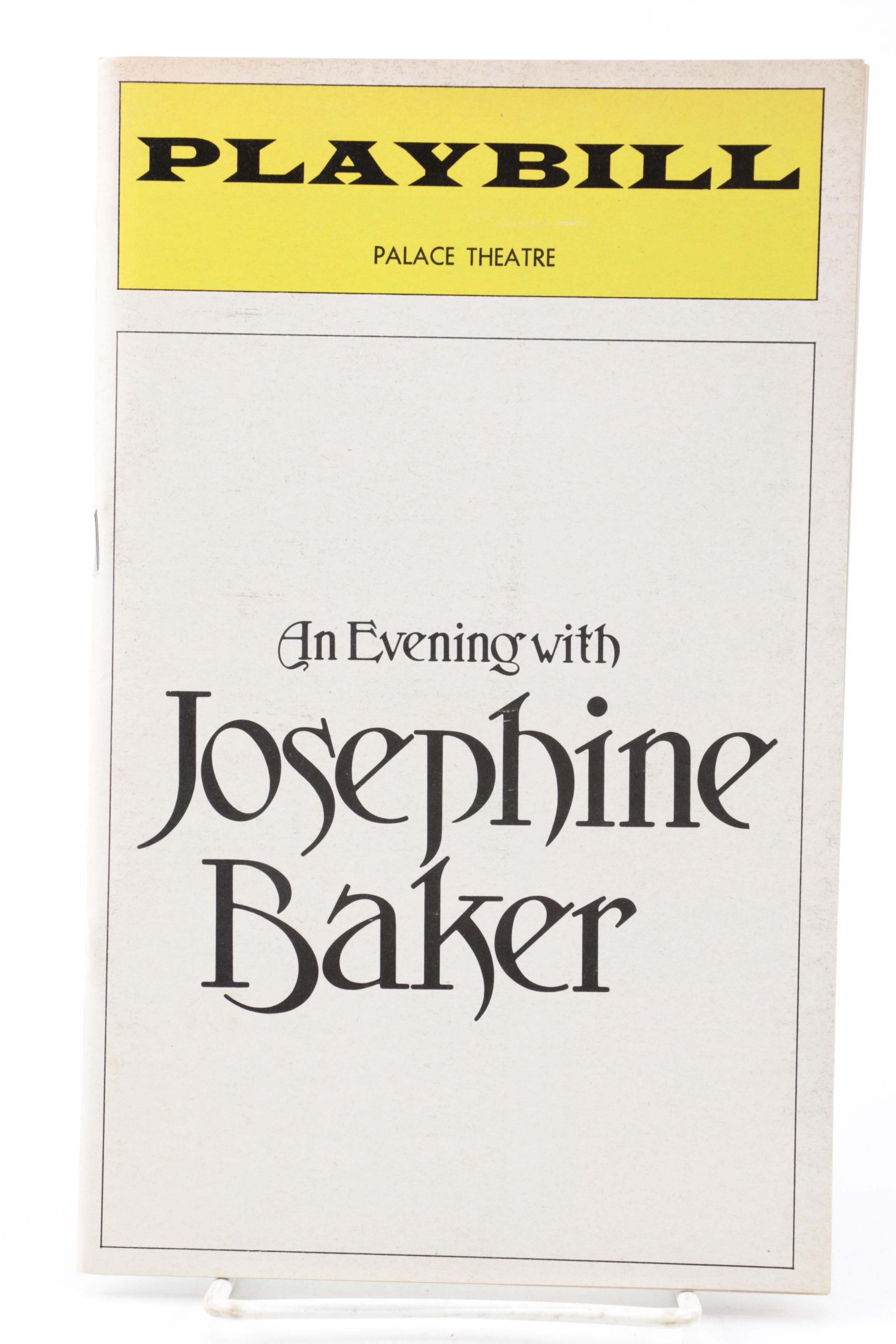 1975 "Doctor Jazz" and 1973 "An Evening with Josephine Baker" Programs
