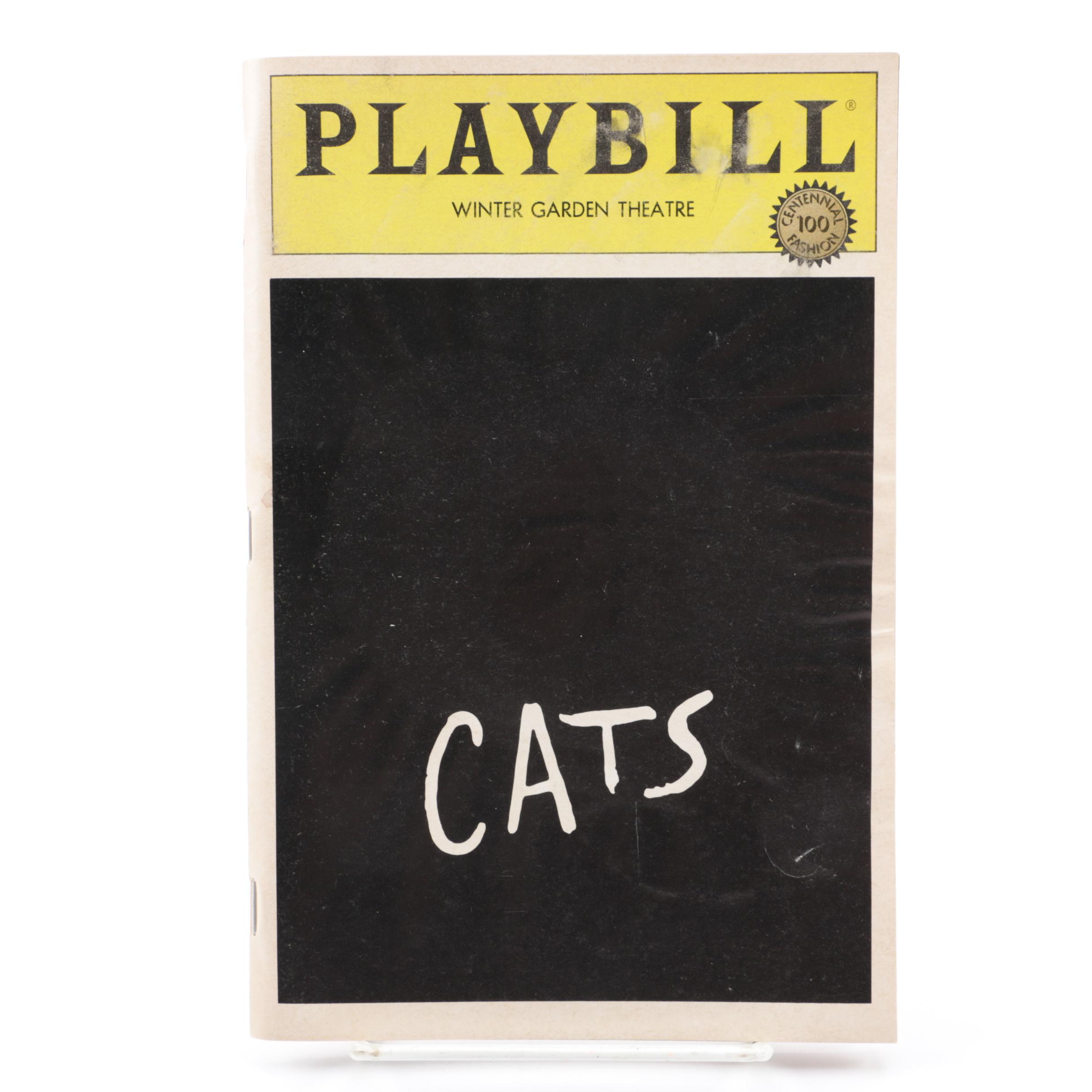 1984 "Cats" Playbill