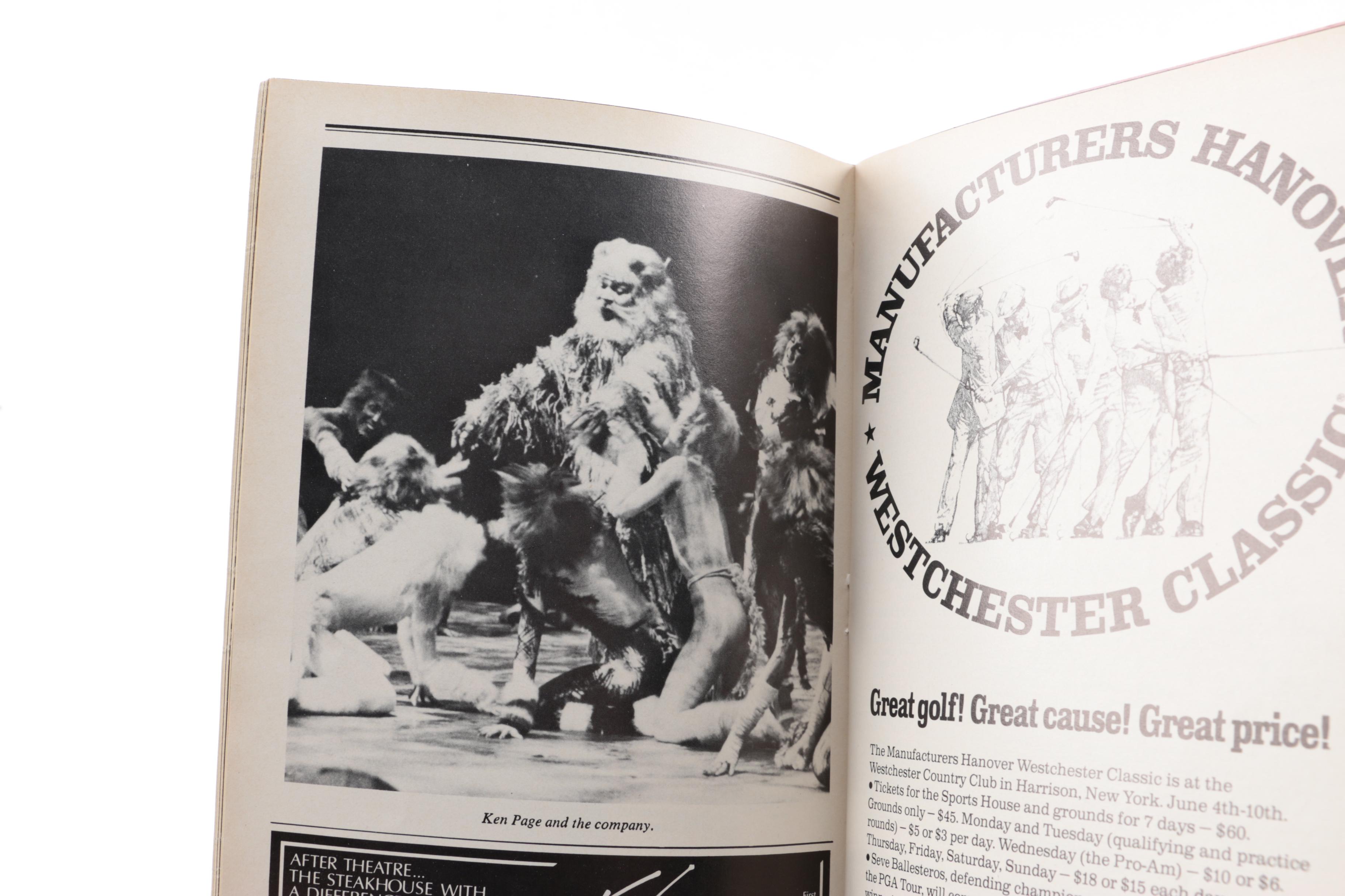 1984 "Cats" Playbill