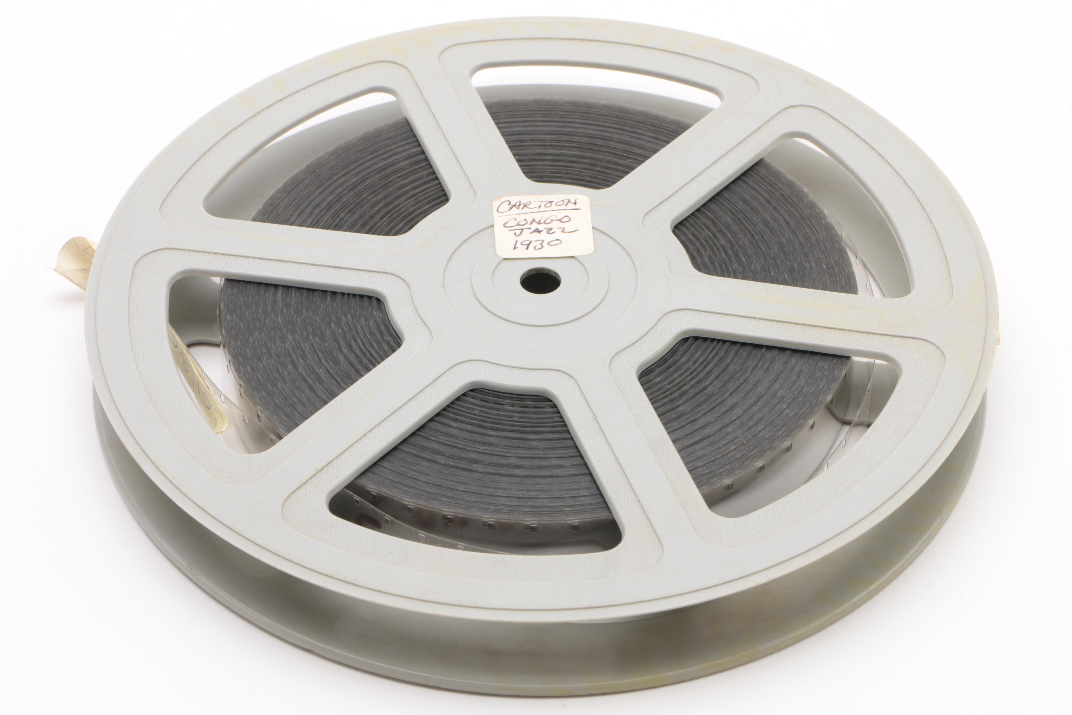 16mm Film Reels of Jazz Inspired Cartoons from the 1930s