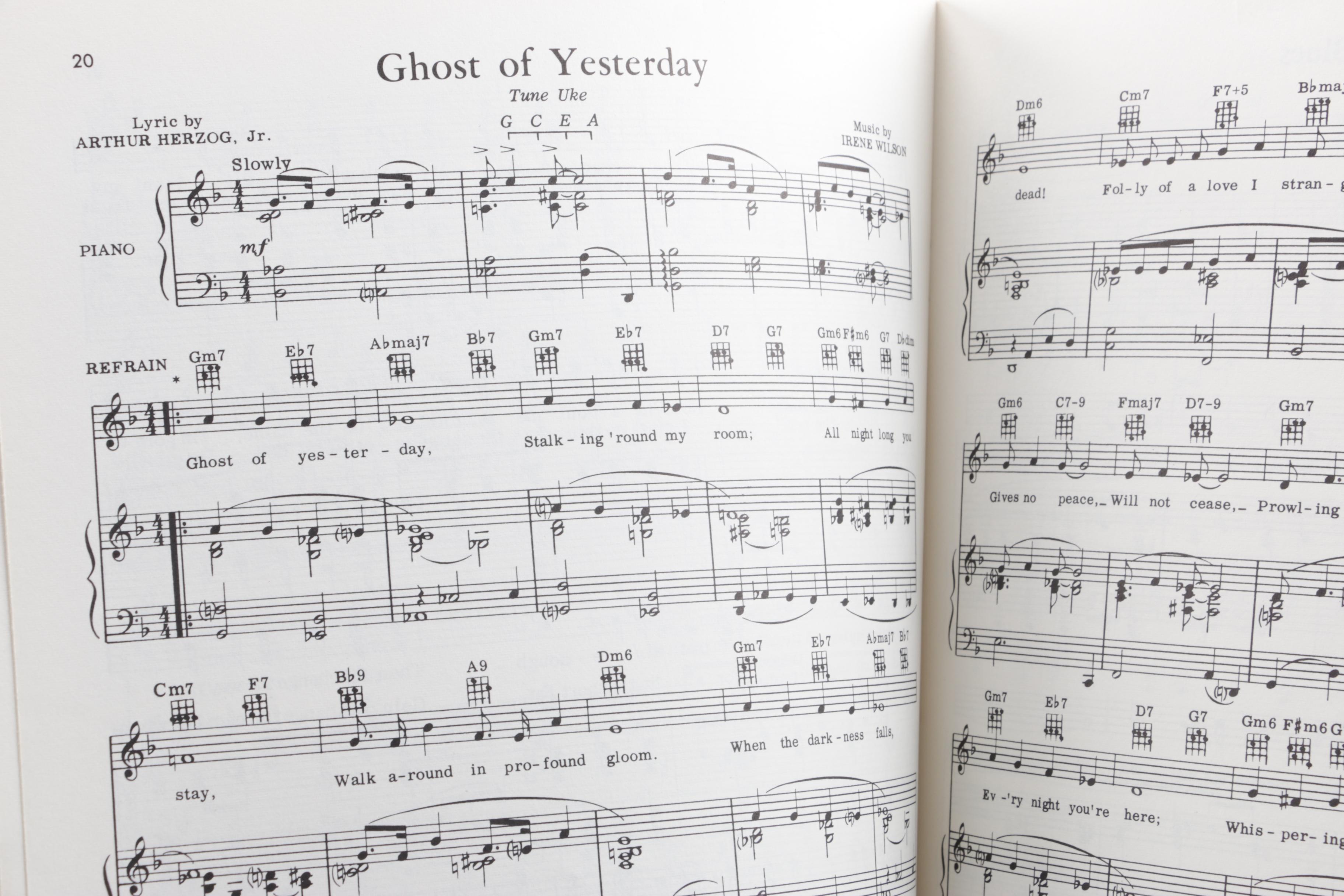 1962 "The Best of Billie Holiday" Sheet Music Book