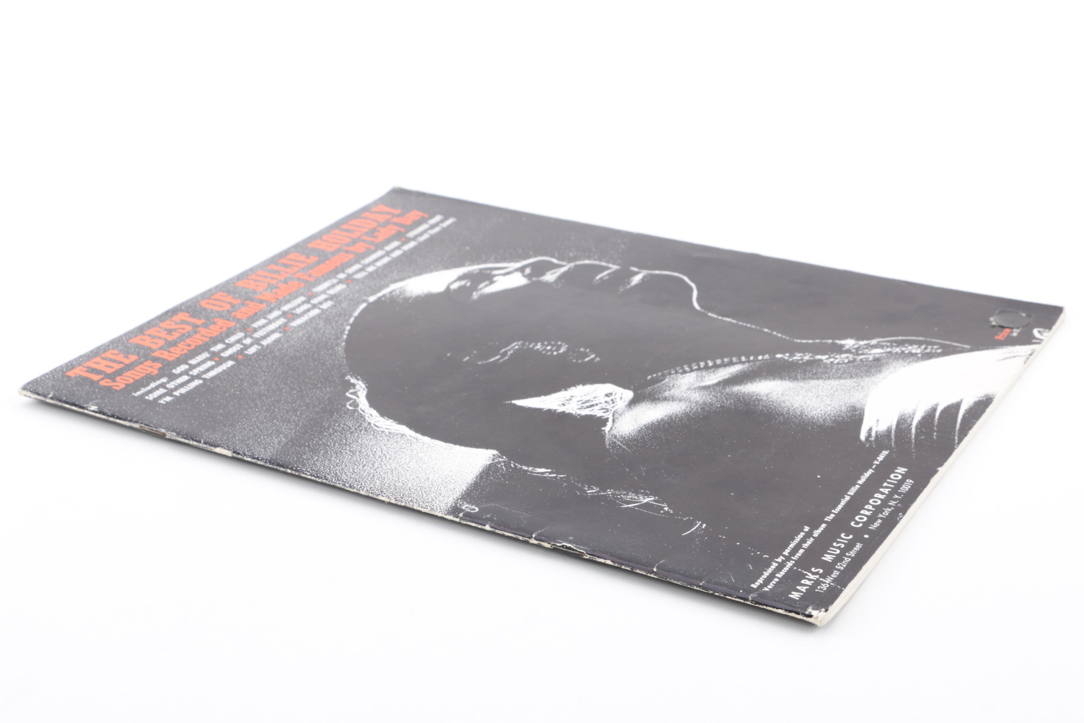 1962 "The Best of Billie Holiday" Sheet Music Book