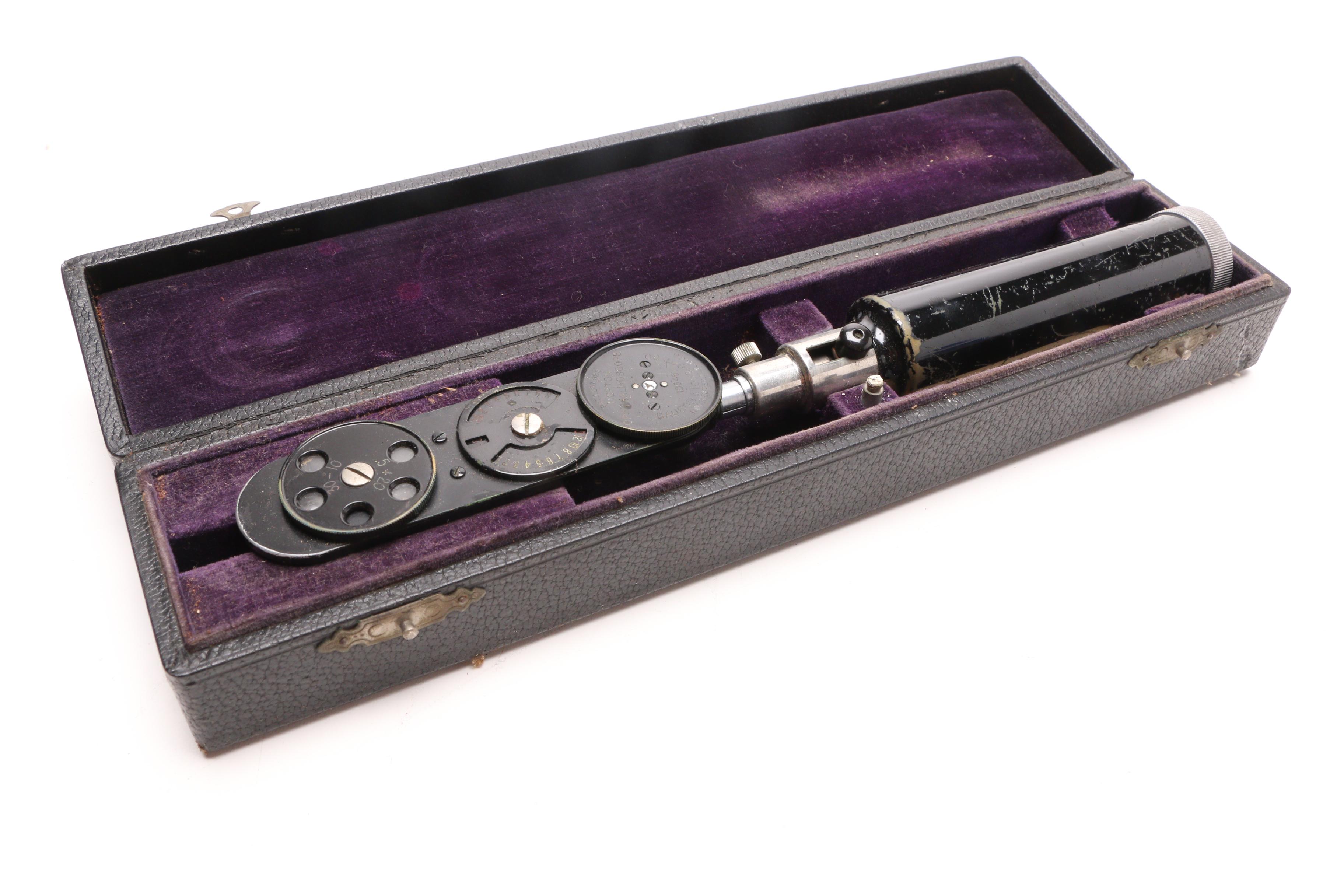 Mid-Century Doctor's Carrying Case Filled With Medical and Personal Devices