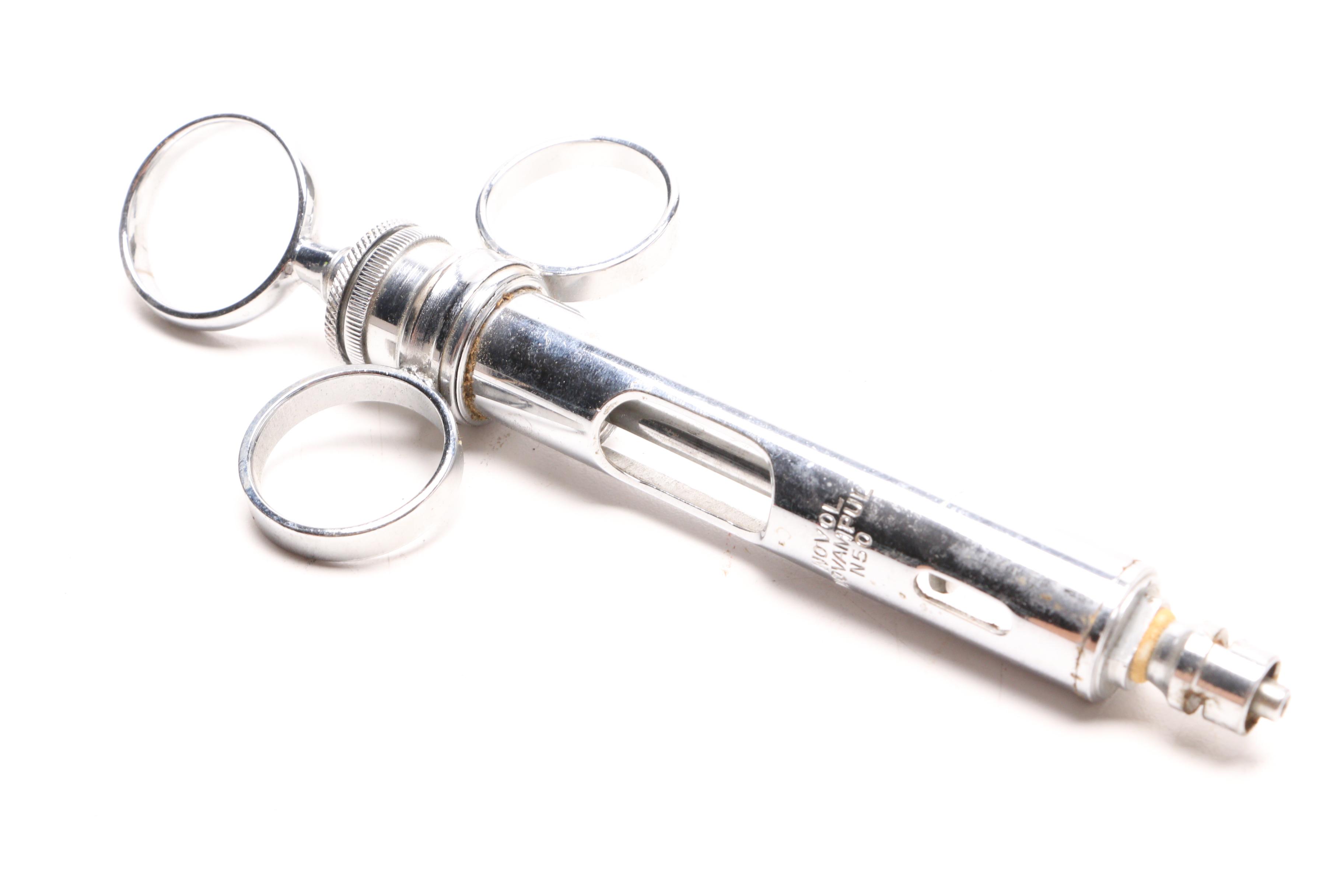 Mid-Century Doctor's Carrying Case Filled With Medical and Personal Devices