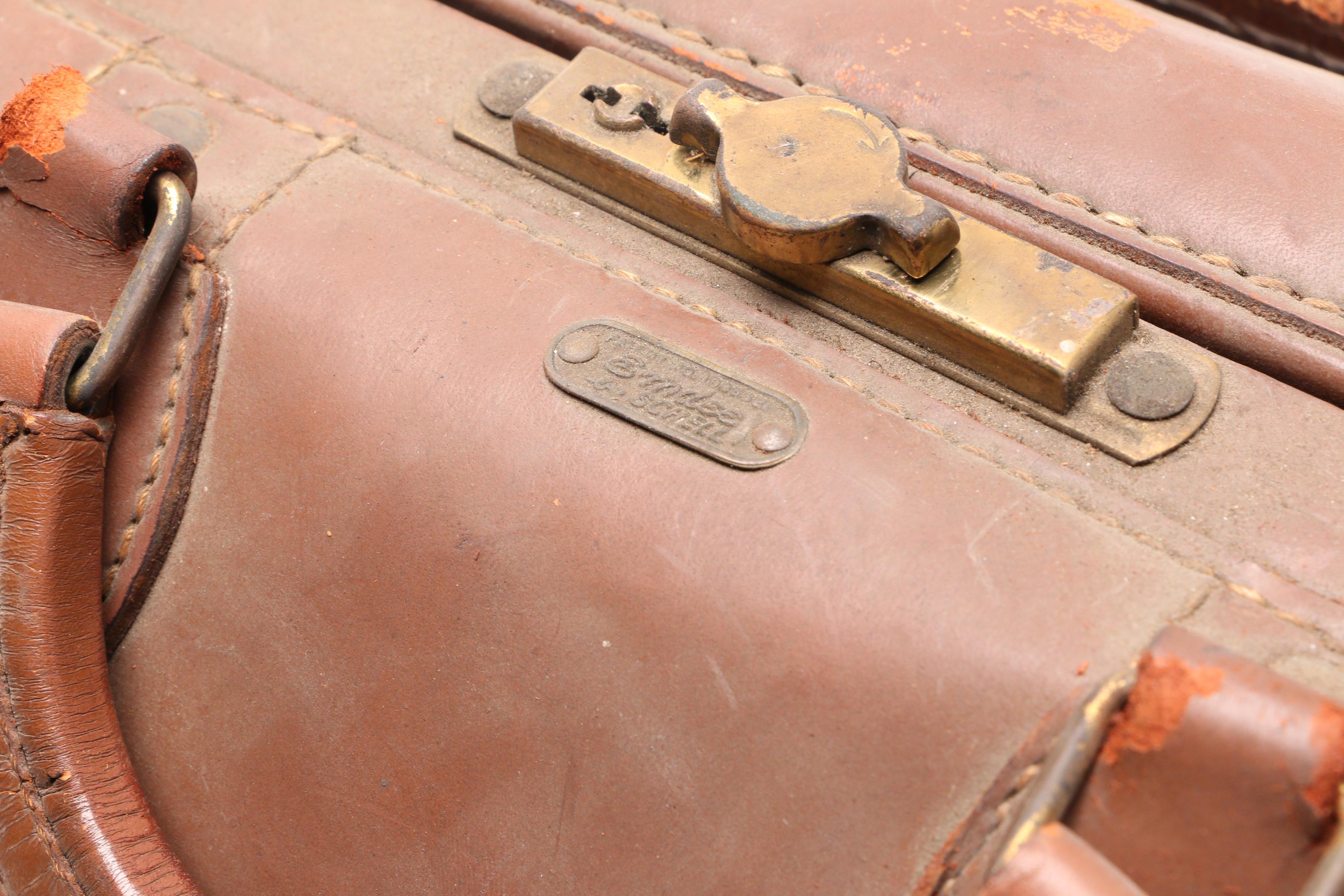 Mid-Century Doctor's Carrying Case Filled With Medical and Personal Devices