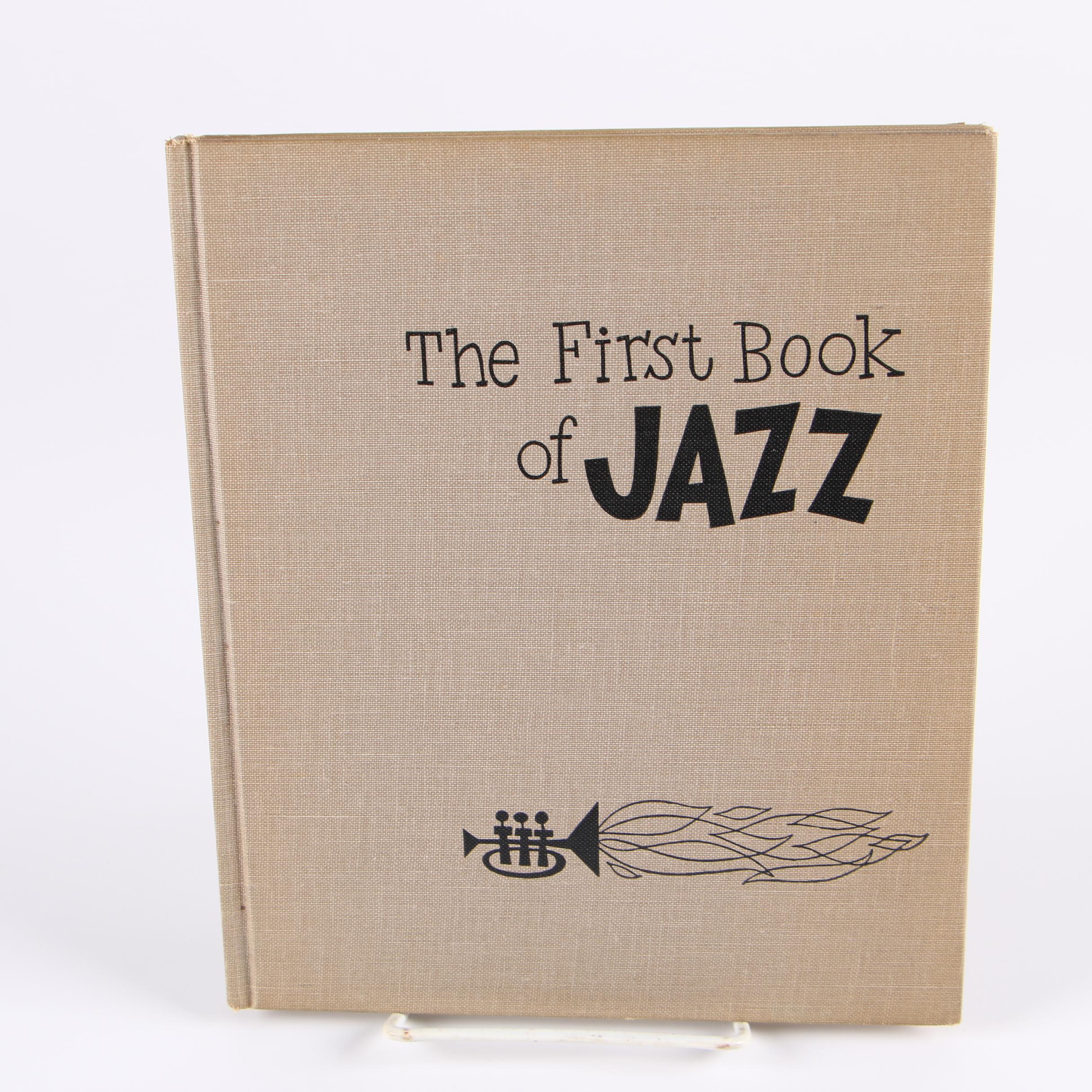Ex-Libris Jack Bradley 1955 "The First Book of Jazz" by Langston Hughes