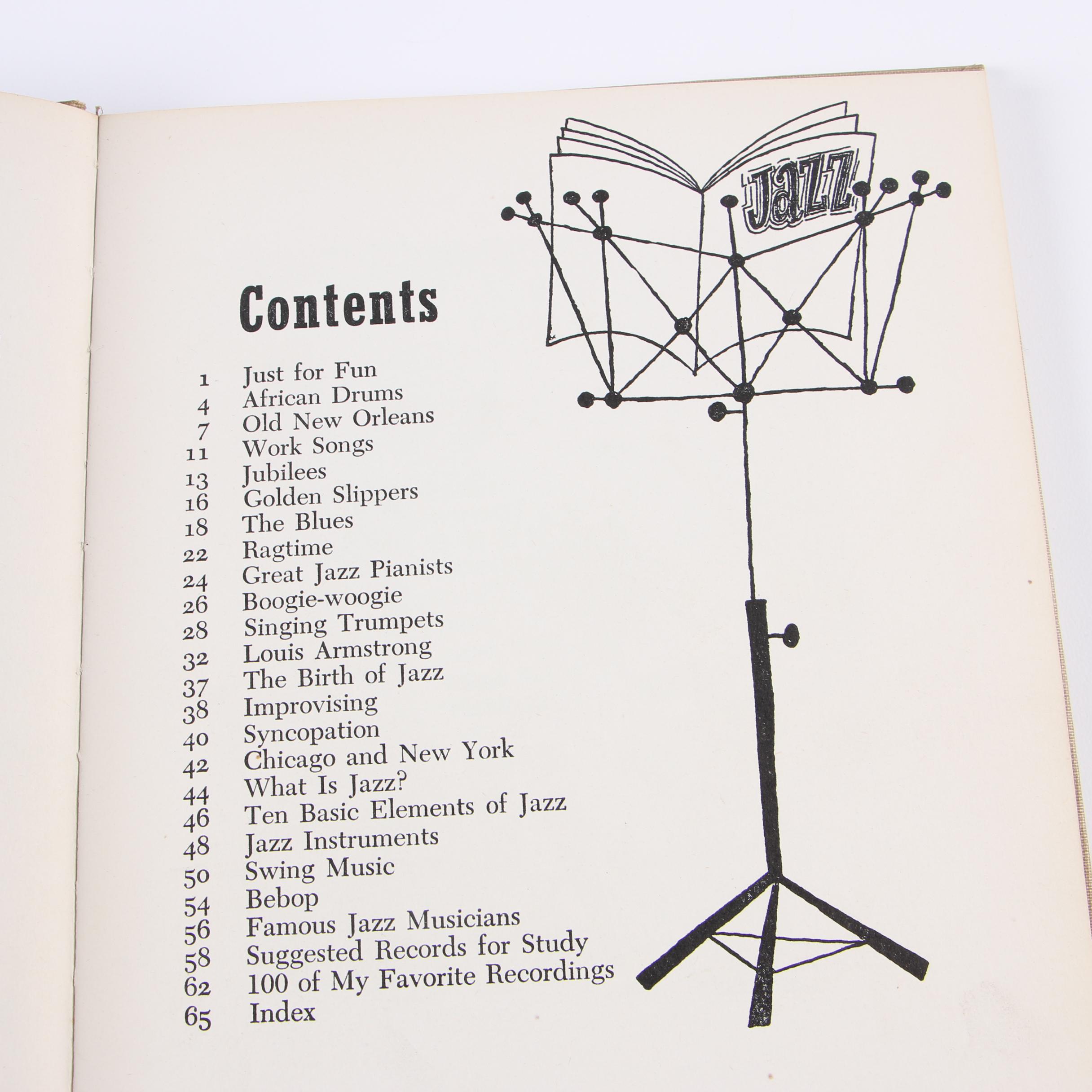 Ex-Libris Jack Bradley 1955 "The First Book of Jazz" by Langston Hughes