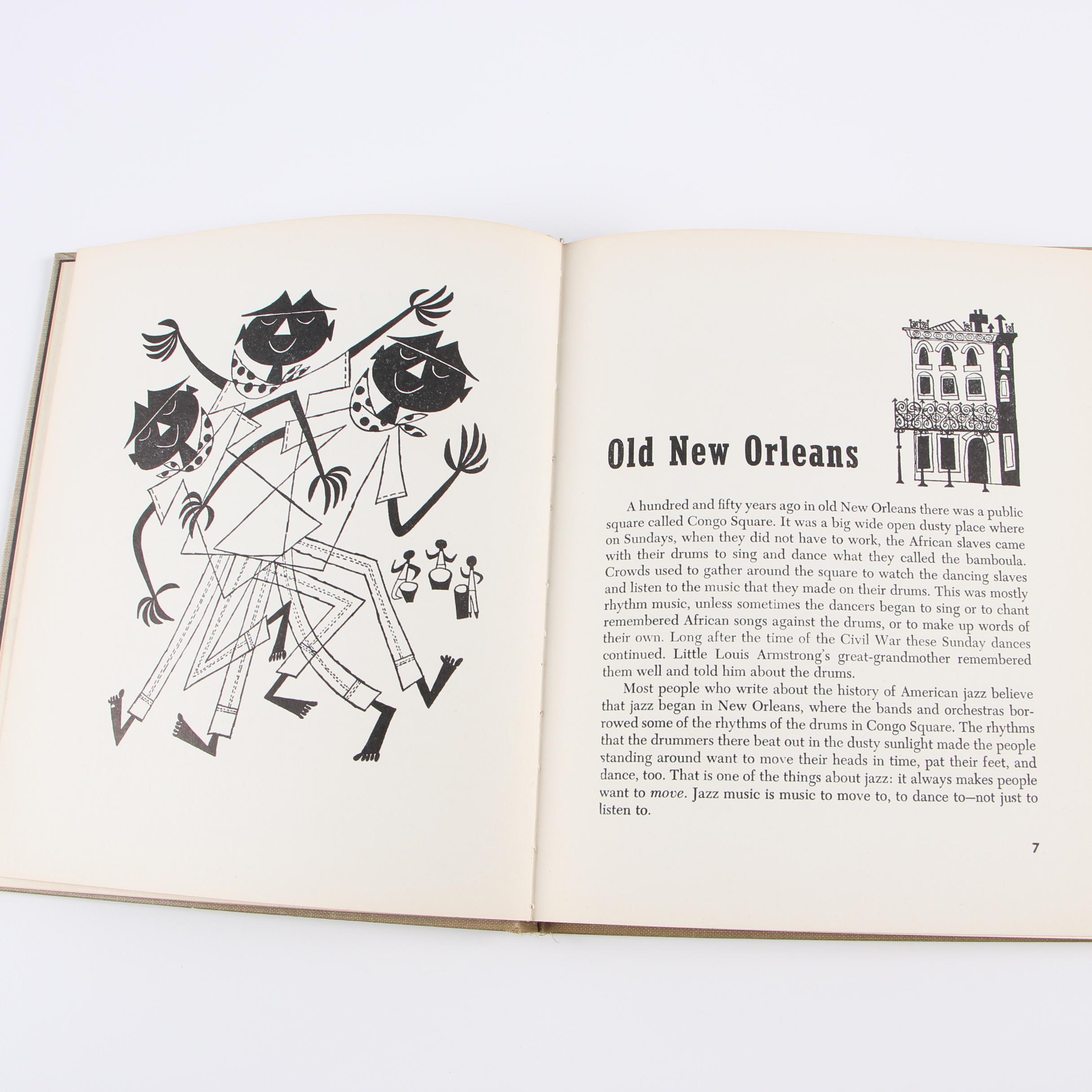 Ex-Libris Jack Bradley 1955 "The First Book of Jazz" by Langston Hughes