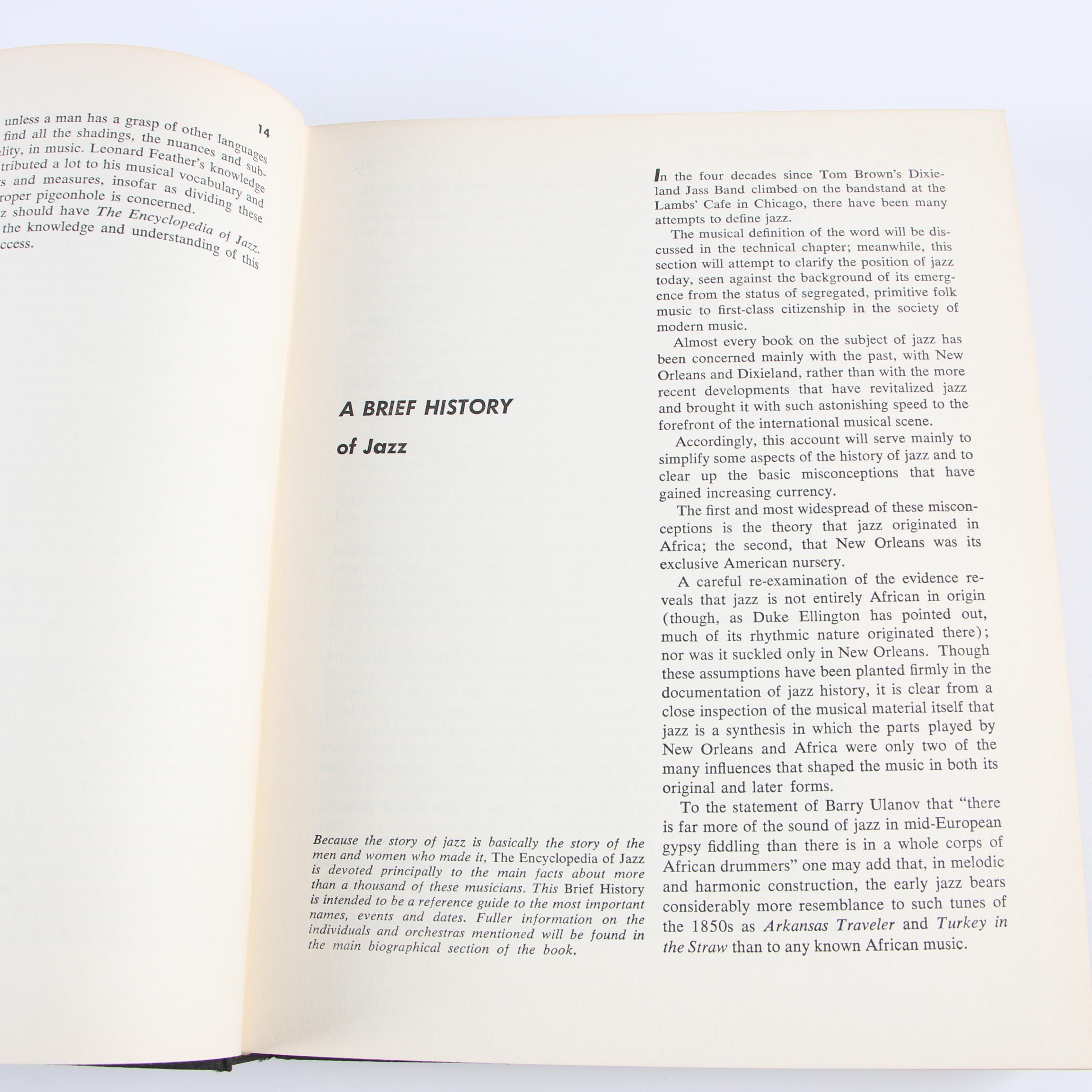 Ex-Libris Jack Bradley 1955 "The Encyclopedia of Jazz" by Leonard Feather