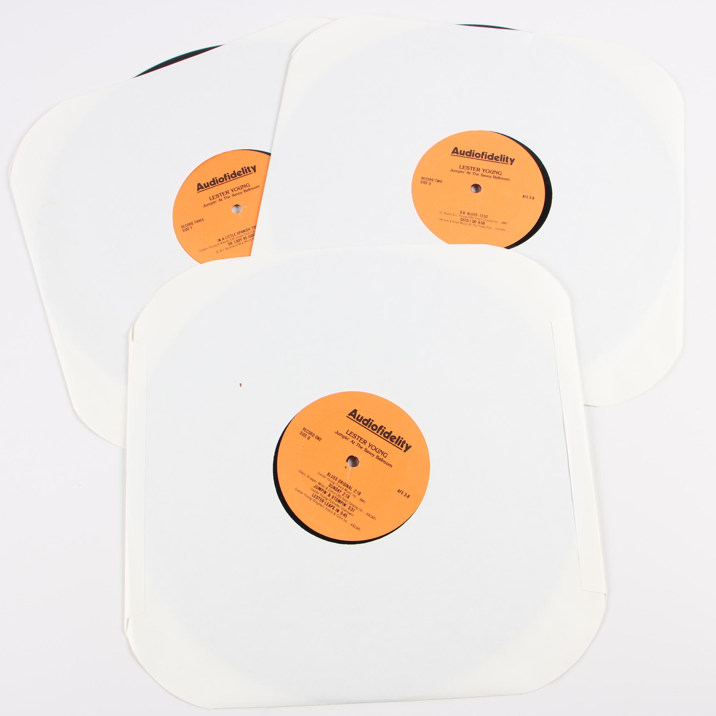 Lester Young "Jumpin' At The Savoy Ballroom" Boxed Record Set and More