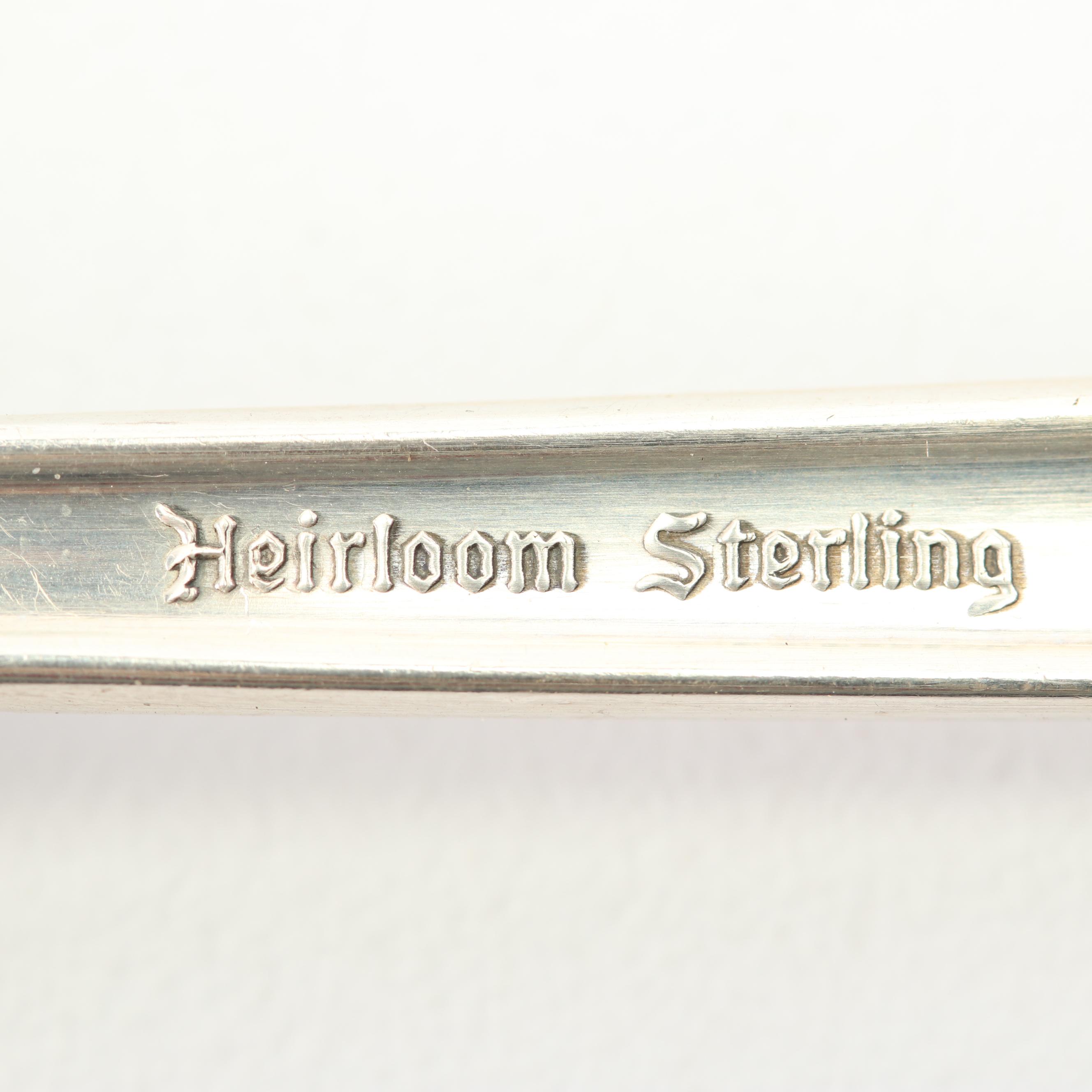 Oneida Heirloom "Damask Rose" Sterling Silver Flatware Set with Chest