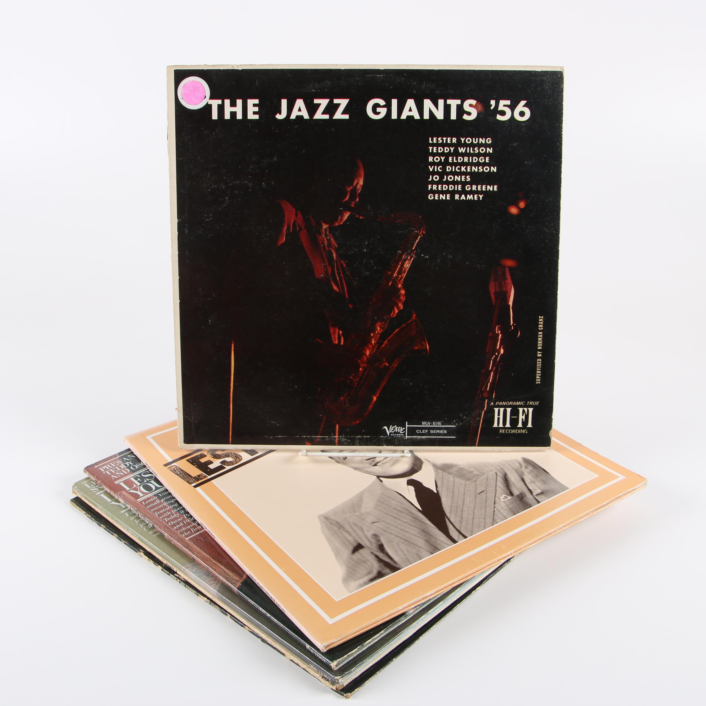 Jazz Vinyl Records including Lester Young
