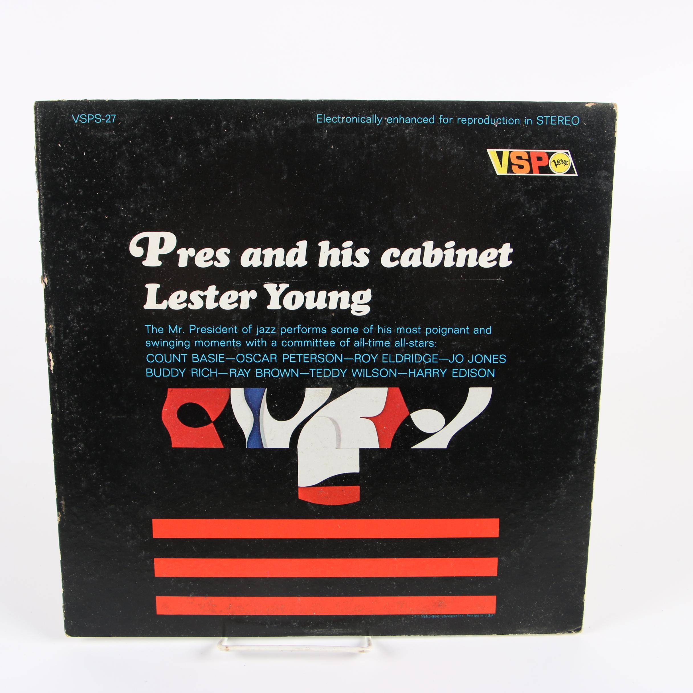 Jazz Vinyl Records including Lester Young
