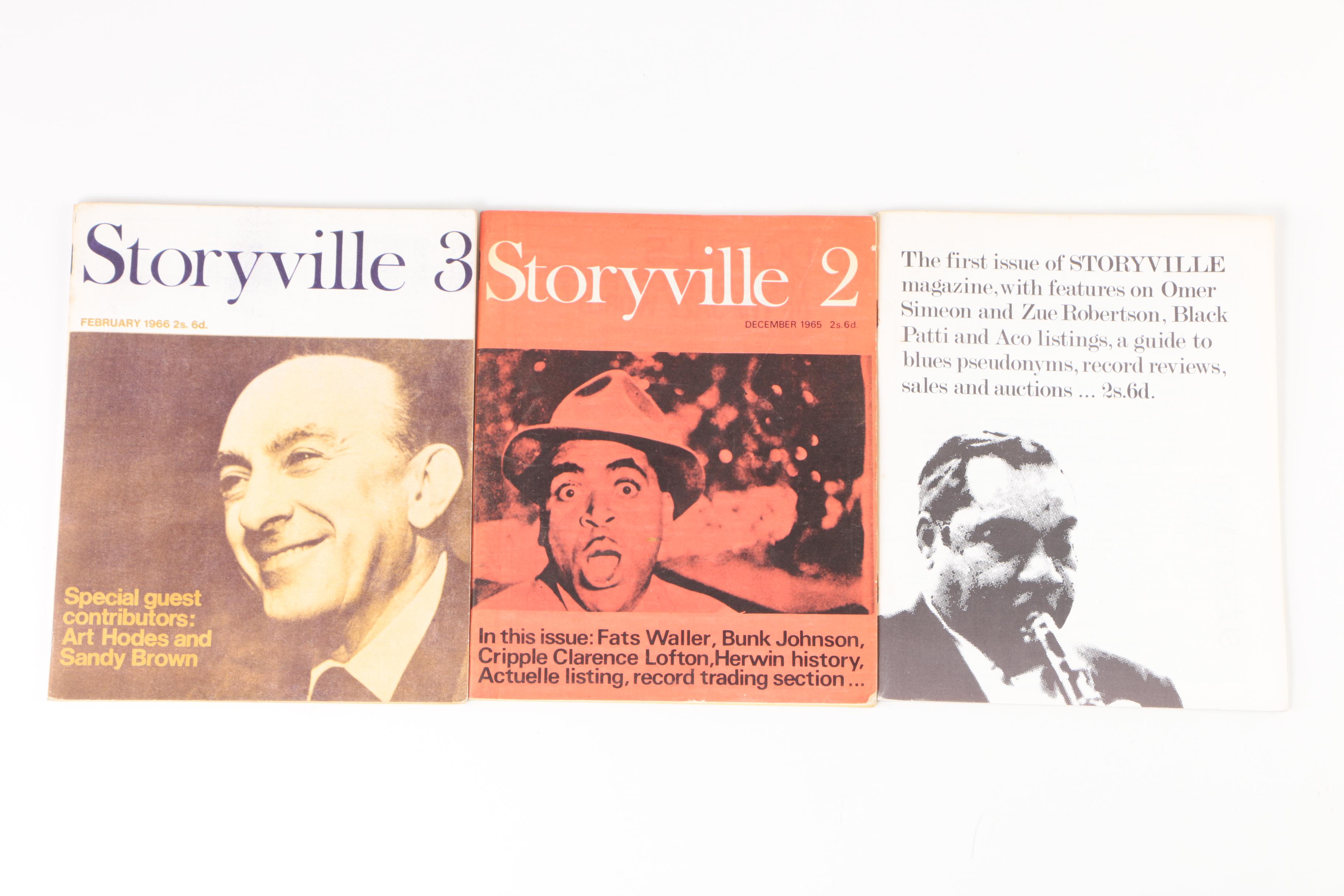 Ex-Libris Jack Bradley 1965 First Issue "Storyville" Jazz Magazine